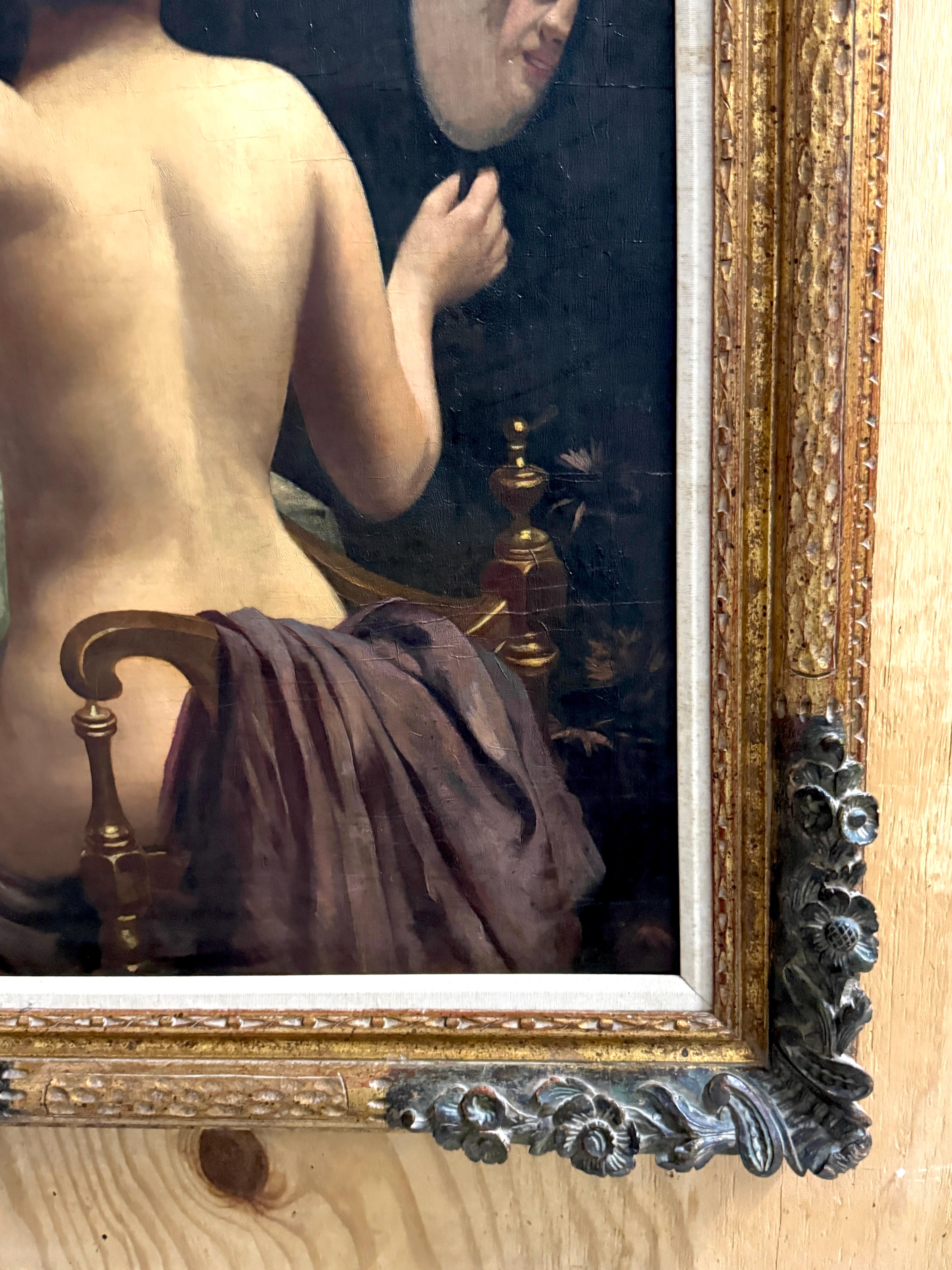 Toile Huile sur toile de l'école française du XIXe siècle 