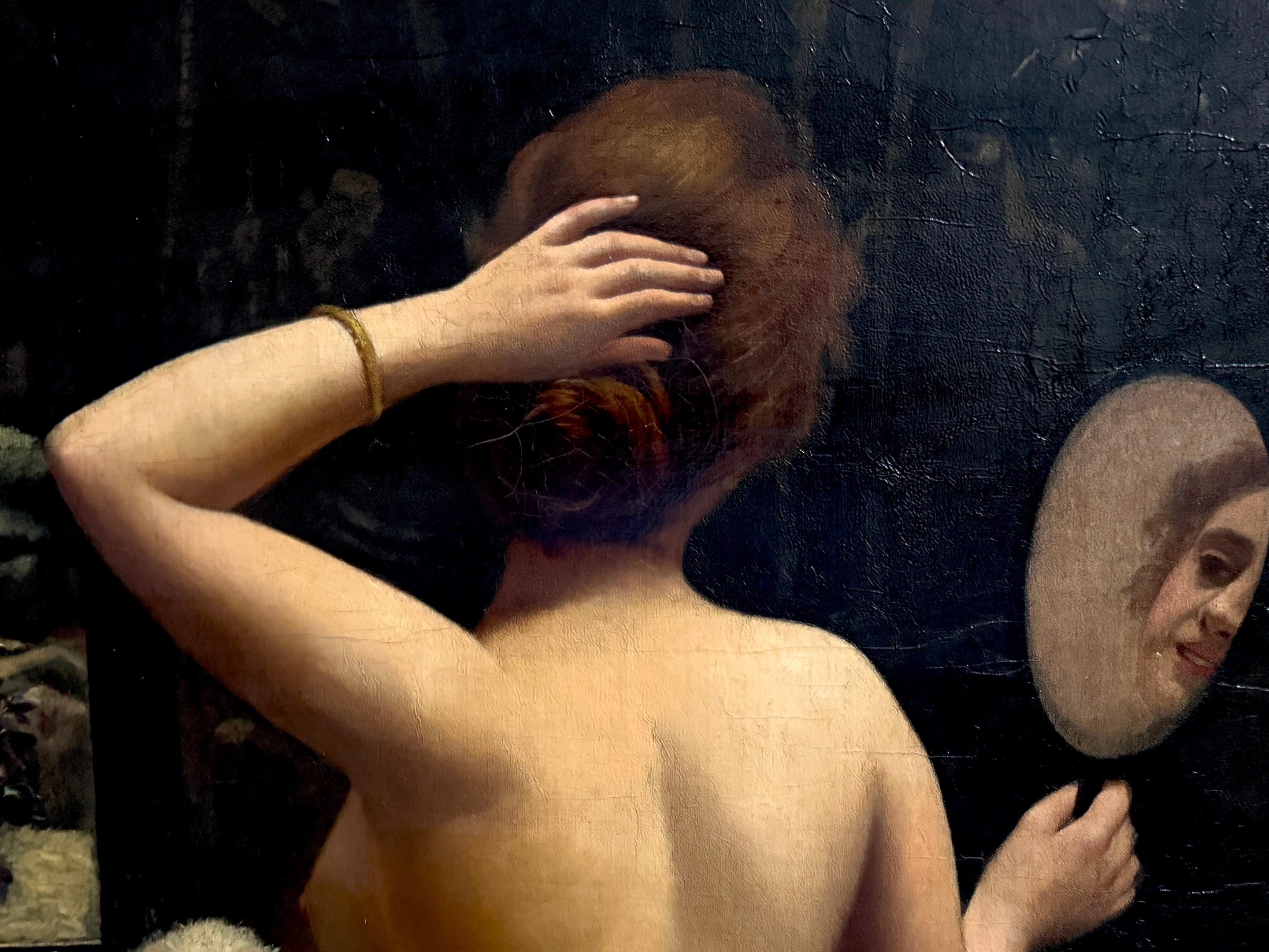 Huile sur toile de l'école française du XIXe siècle 