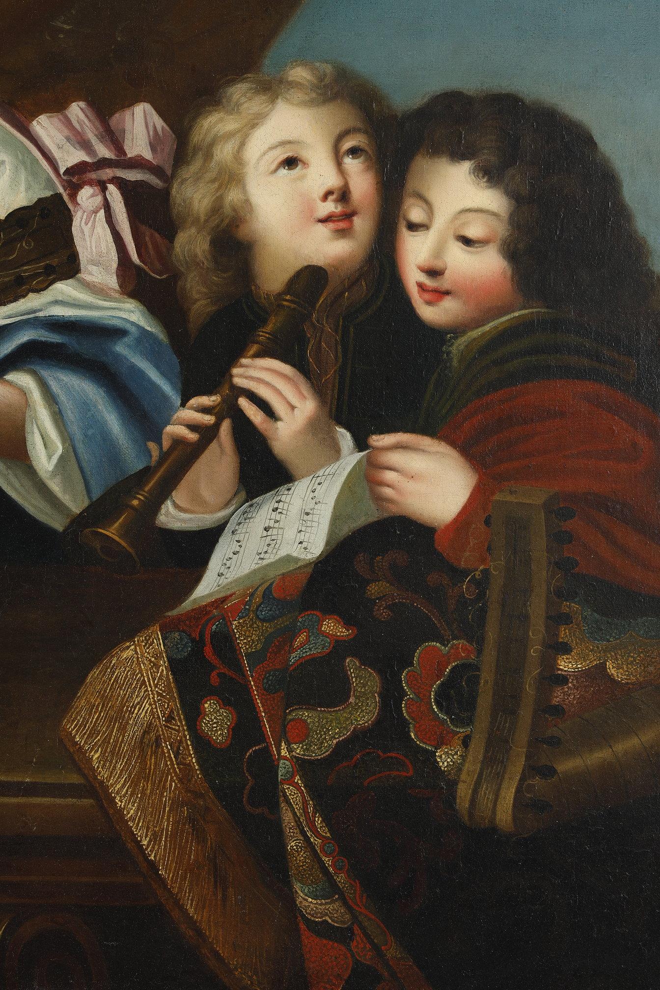 19th century French school painting, after J-F Courtin, 