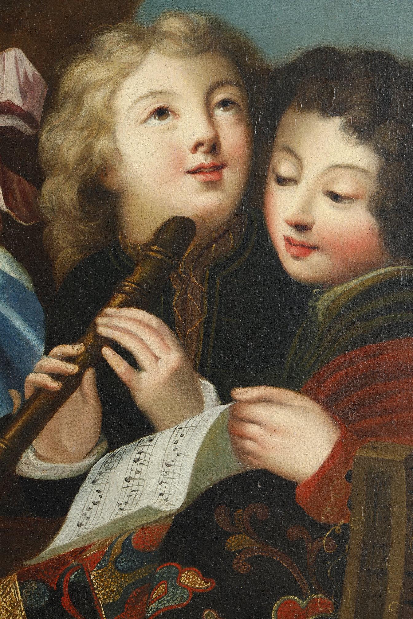 19th century French school painting, after J-F Courtin, 