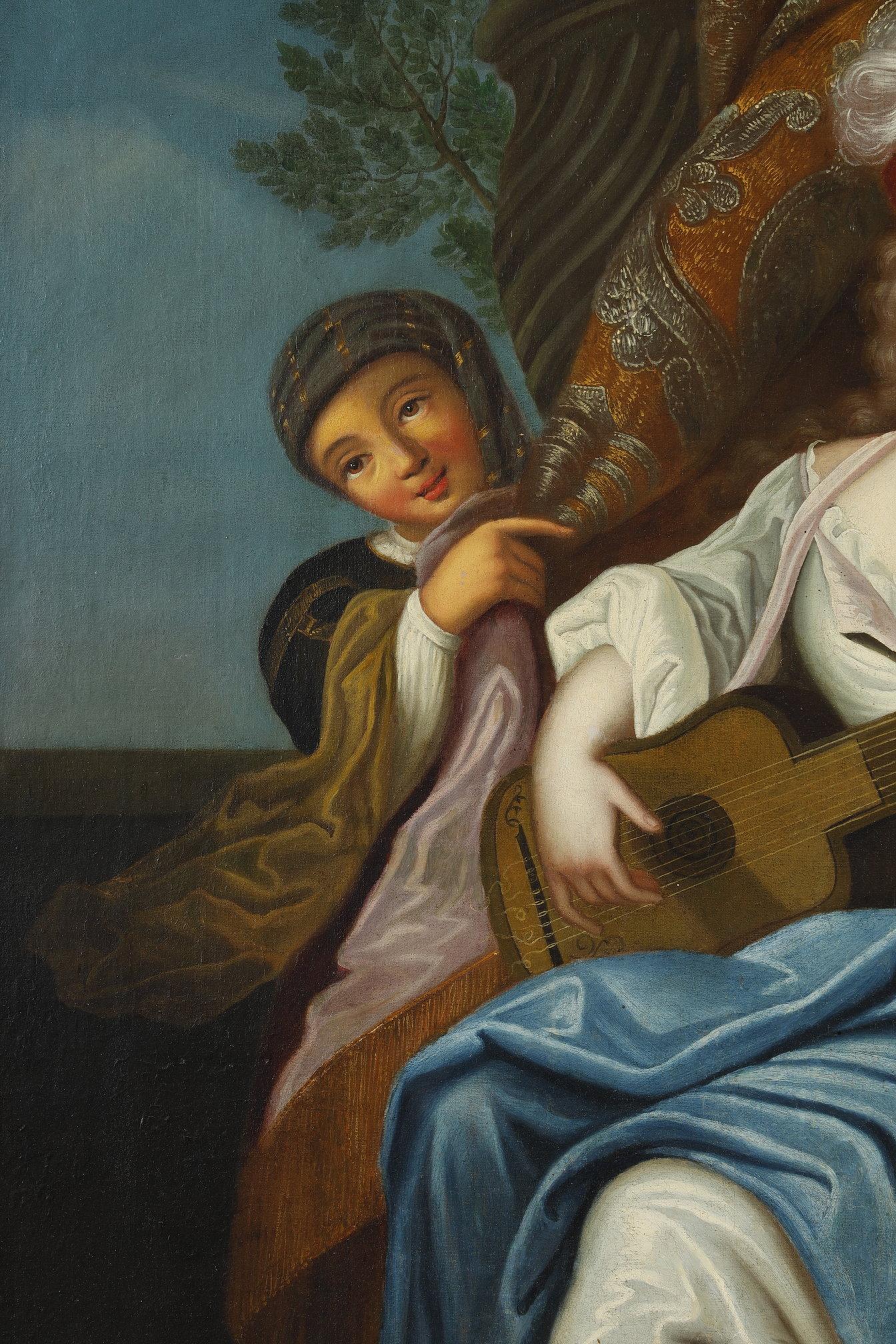 19th century French school painting, after J-F Courtin, 