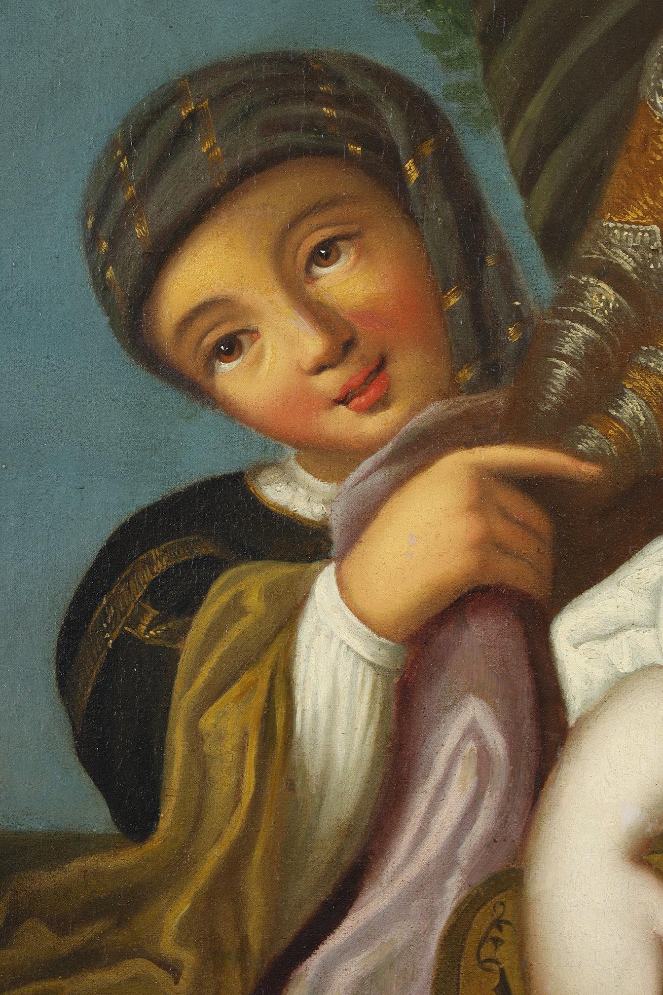 19th century French school painting, after J-F Courtin, 