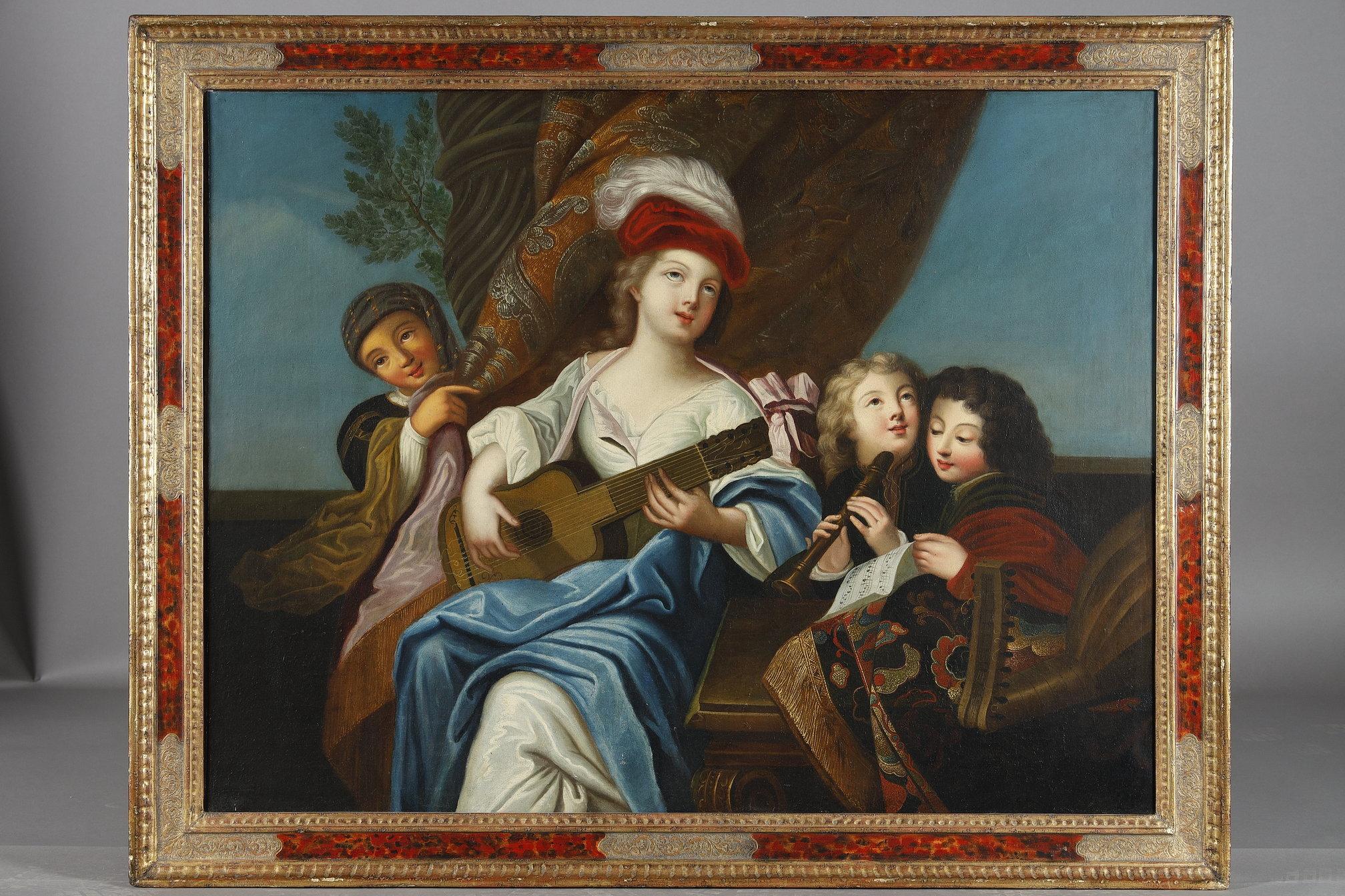 Mid-19th Century 19th century French school painting, after J-F Courtin, 
