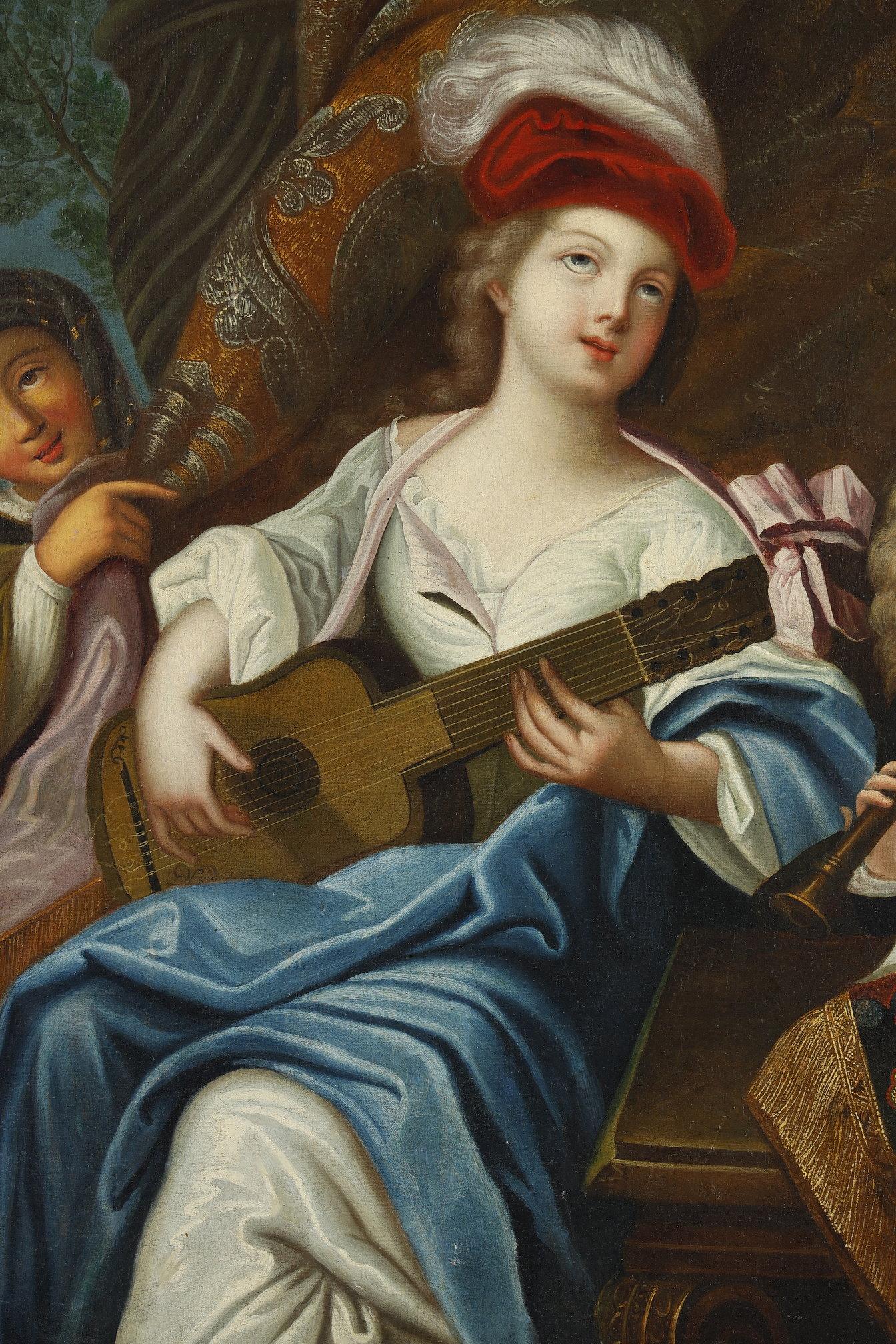 19th century French school painting, after J-F Courtin, 