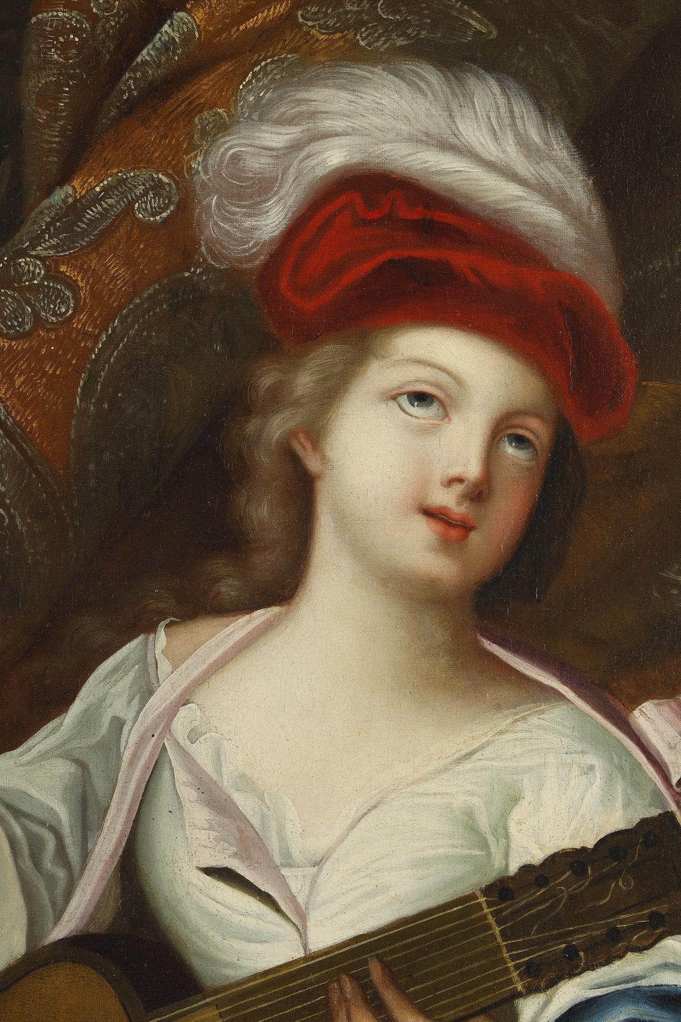 19th century French school painting, after J-F Courtin, 