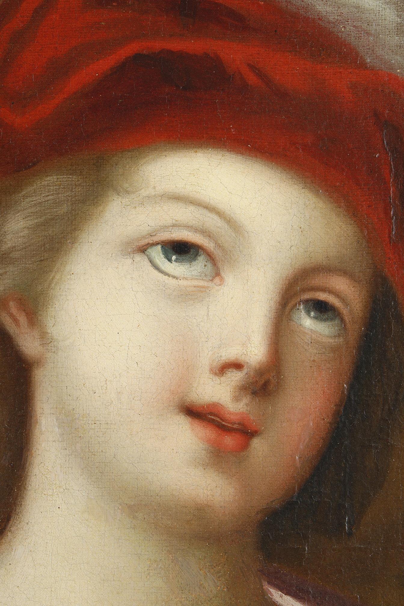 19th century French school painting, after J-F Courtin, 