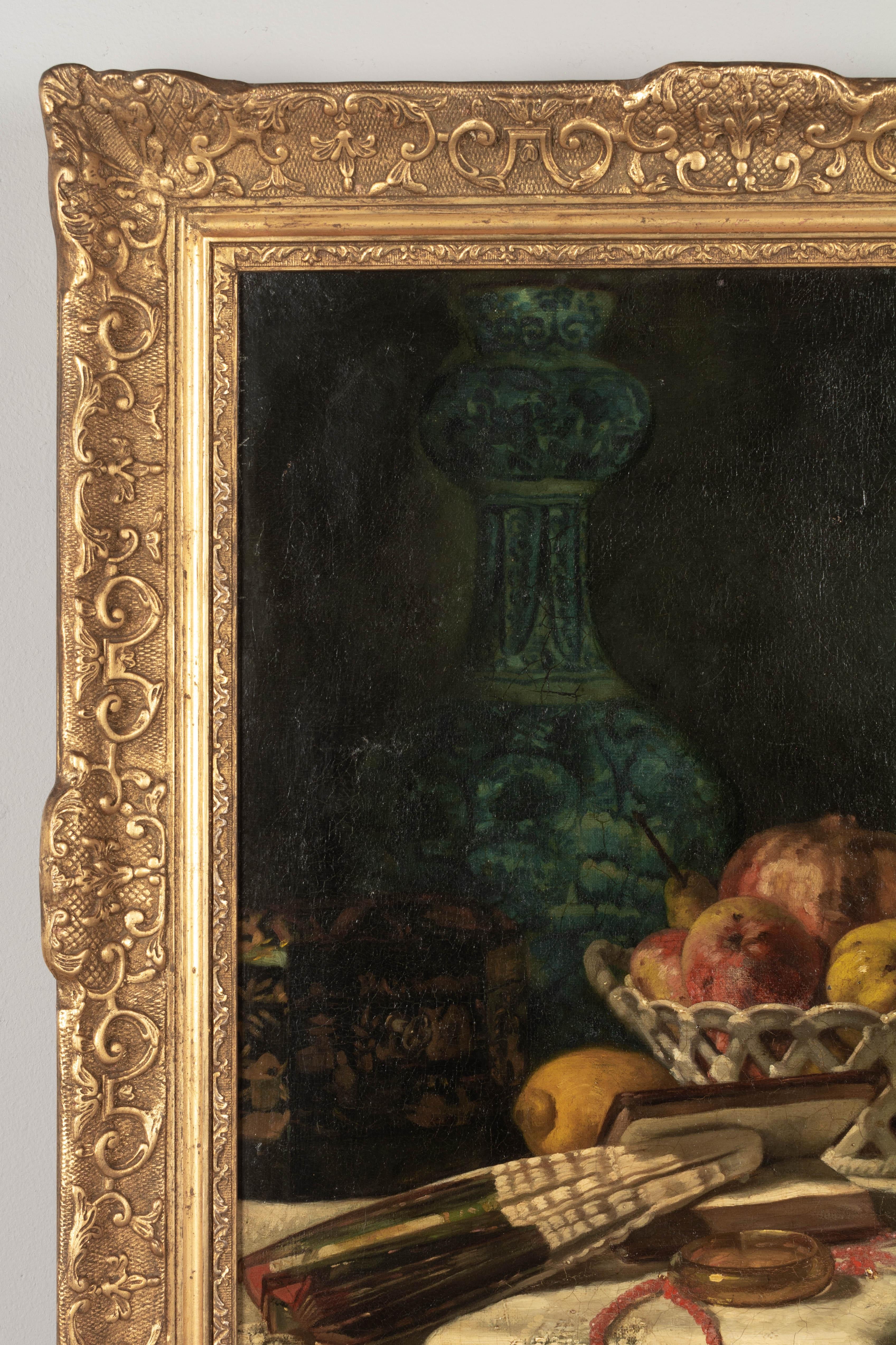 19th Century French School Still Life Painting In Good Condition For Sale In Winter Park, FL