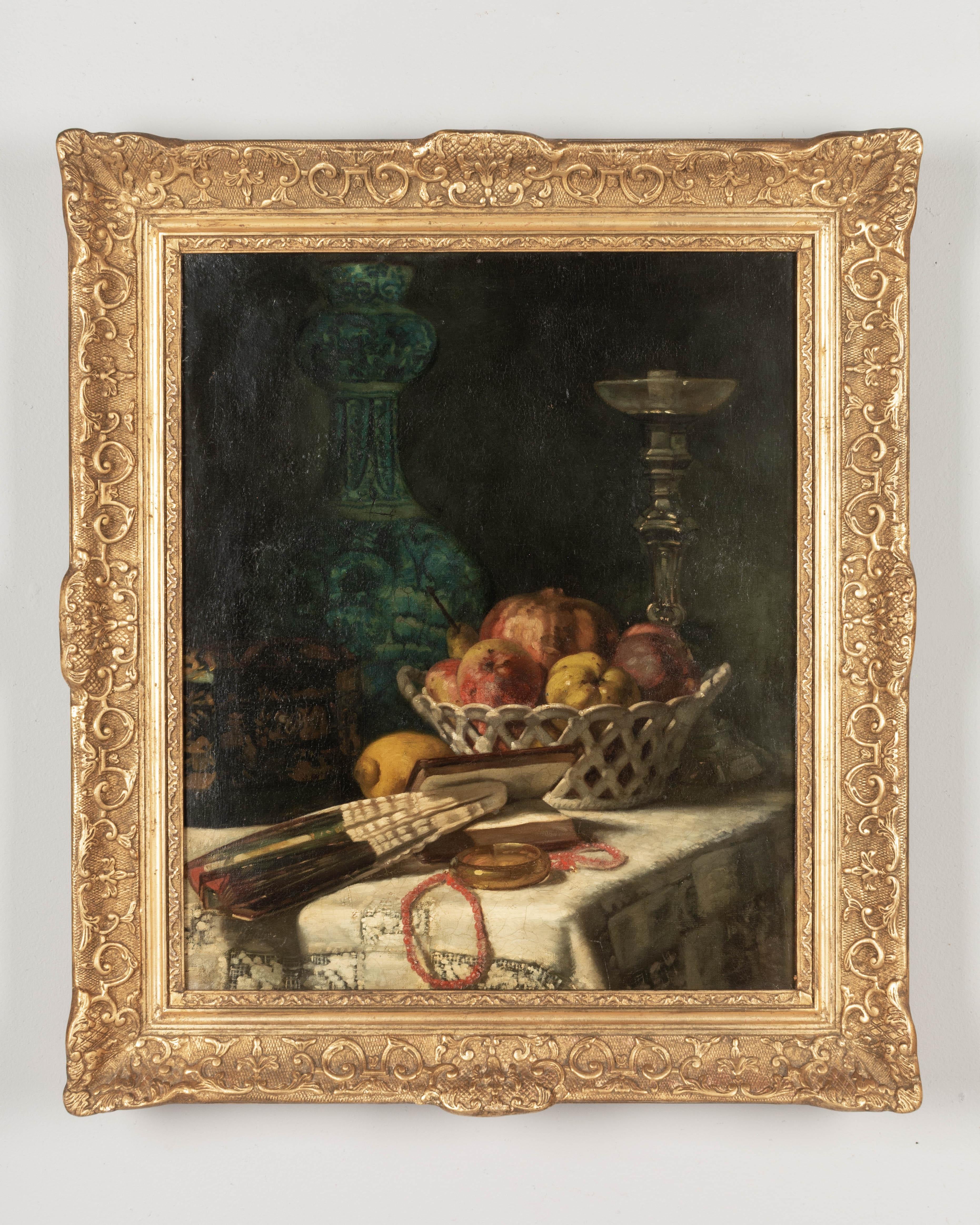 19th Century French School Still Life Painting For Sale 4