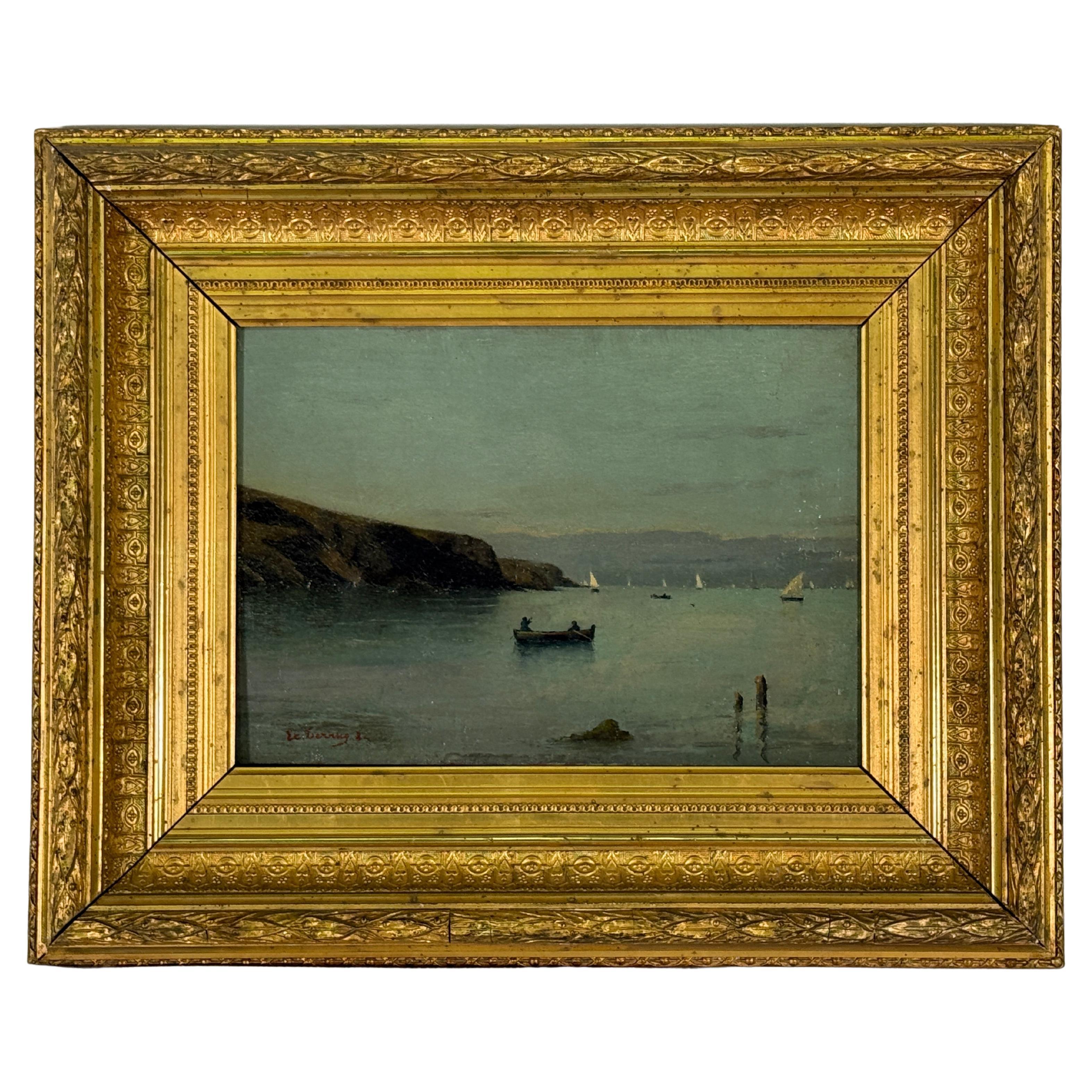 19th Century French Sea Scape Painting