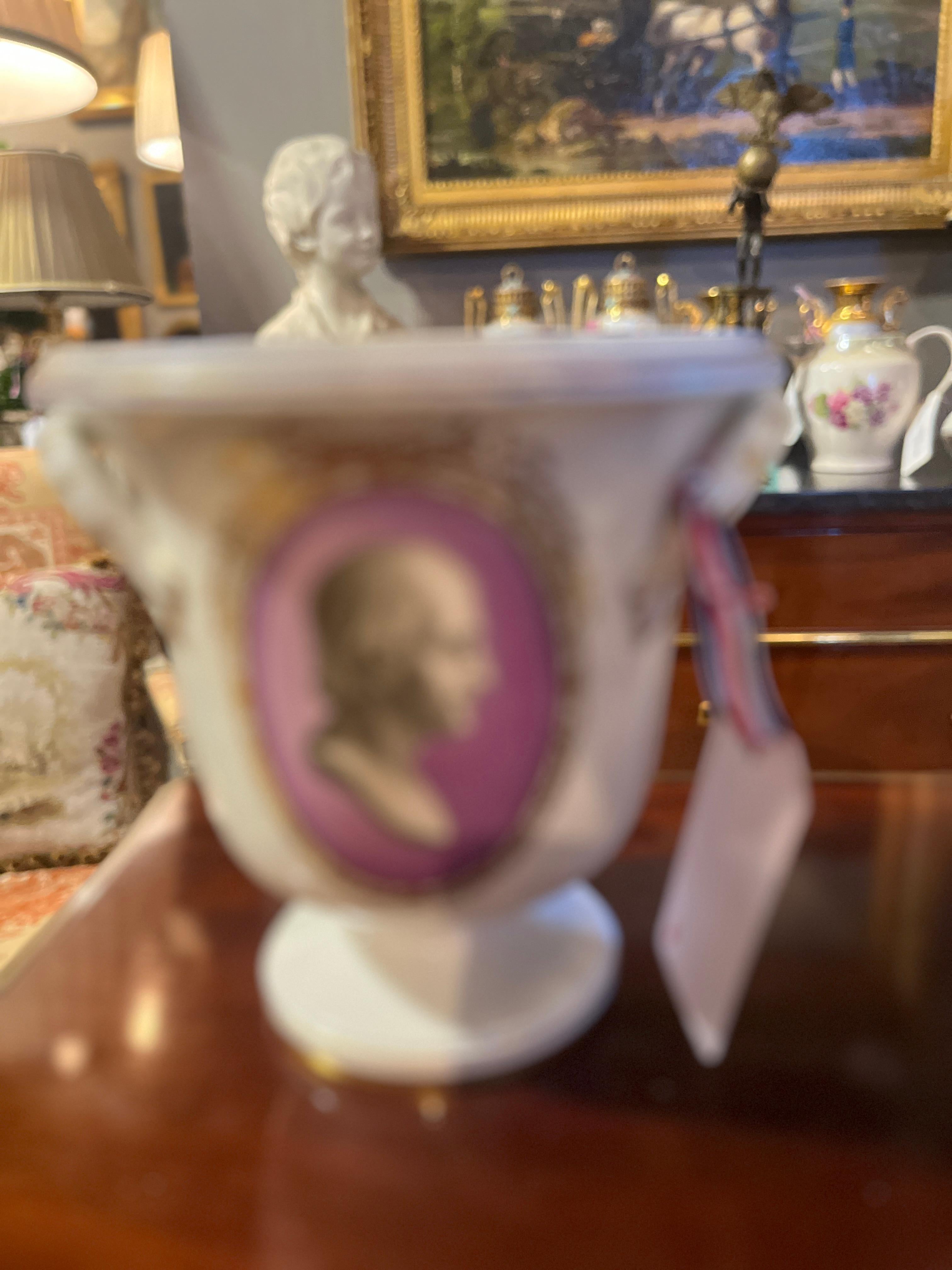 Ceramica Raffreddatore per vino francese del Secondo Impero del XIX secolo in vendita