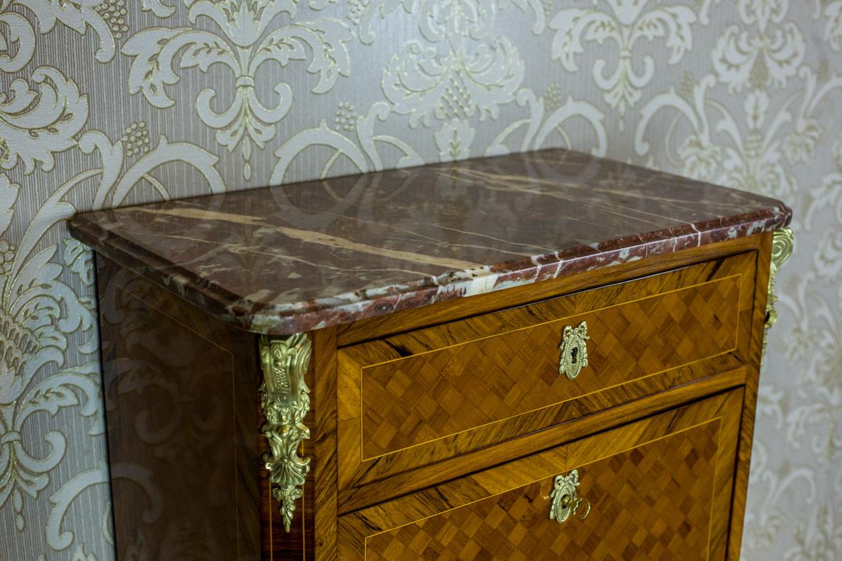 Rosewood 19th Century French Secretary Desk in the Louis XV Style