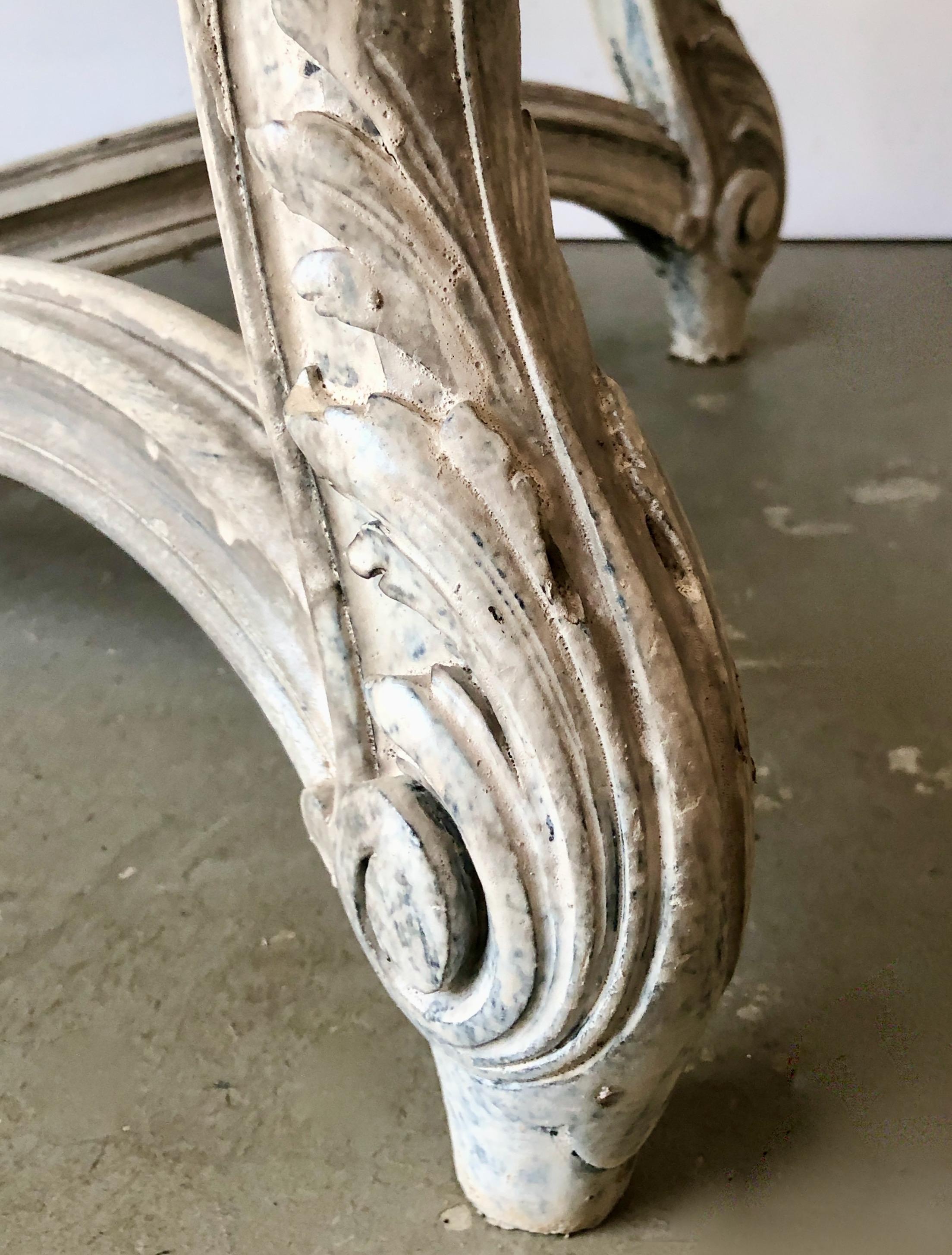 19th century French Serpentine Shaped Center Table 5