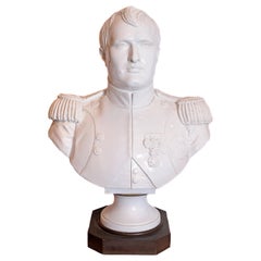 19th Century French Serves Porcelain Bust of Napoleon