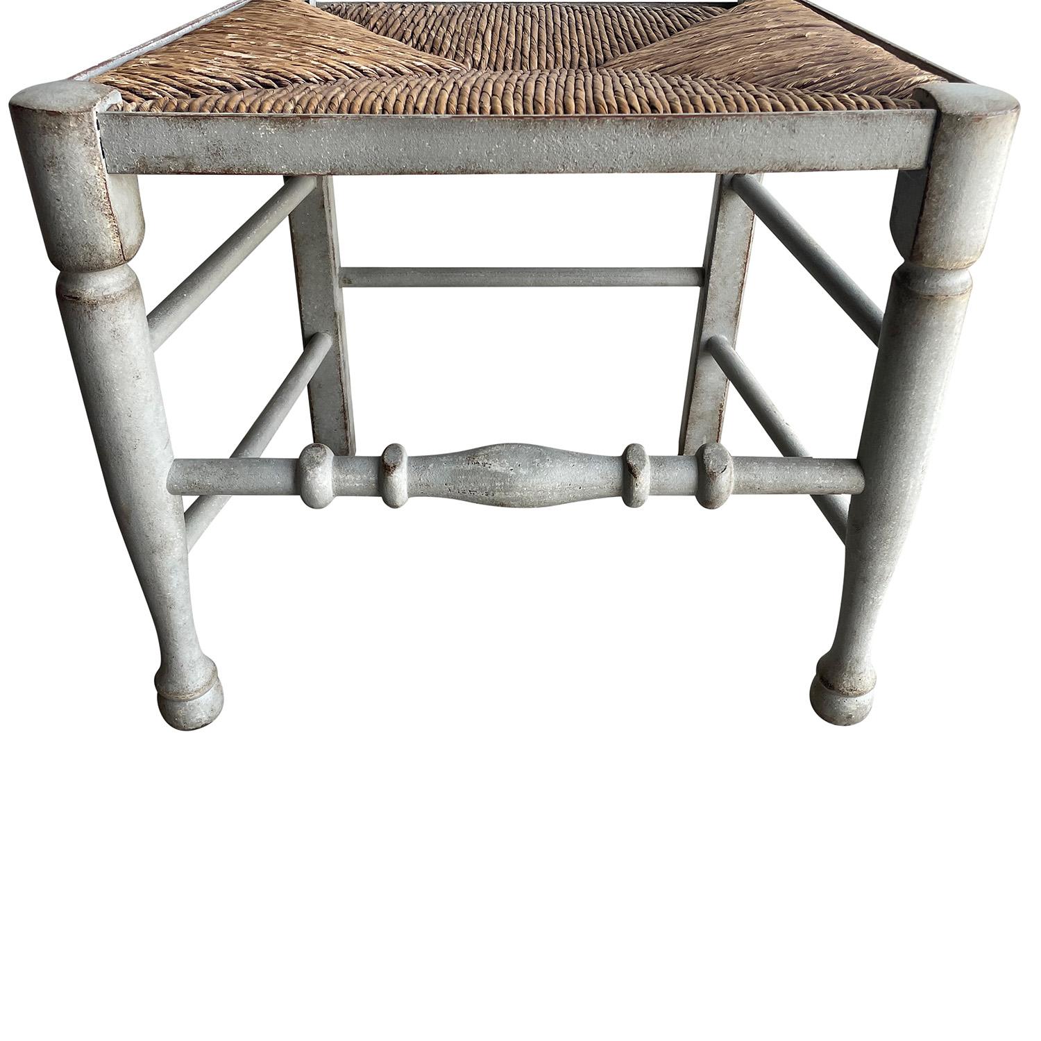 19th Century French Set of Eight Belle Époque Beech Provence Dining Room Chairs For Sale 3