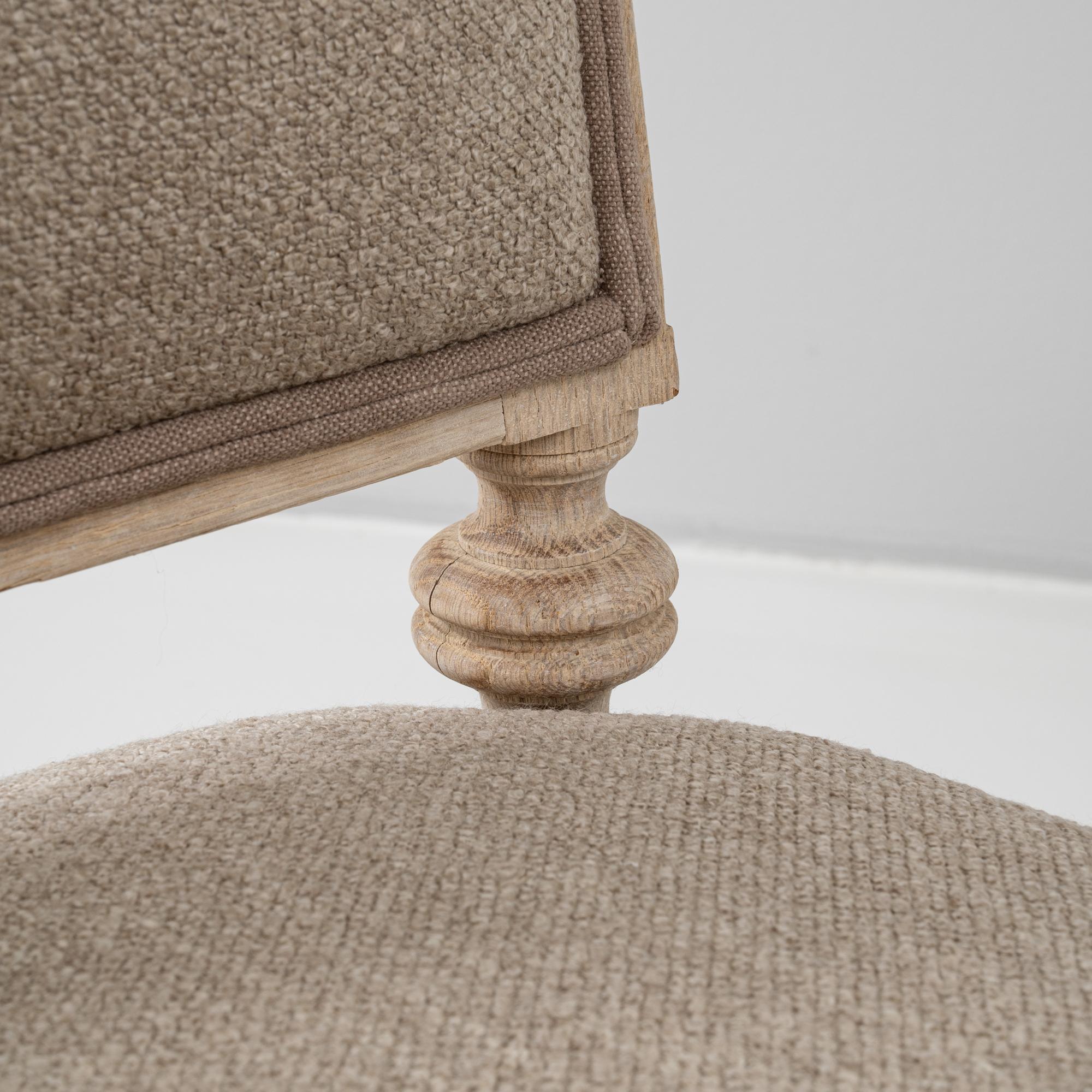 19th Century French Set Of Four Upholstered Dining Chairs For Sale 3