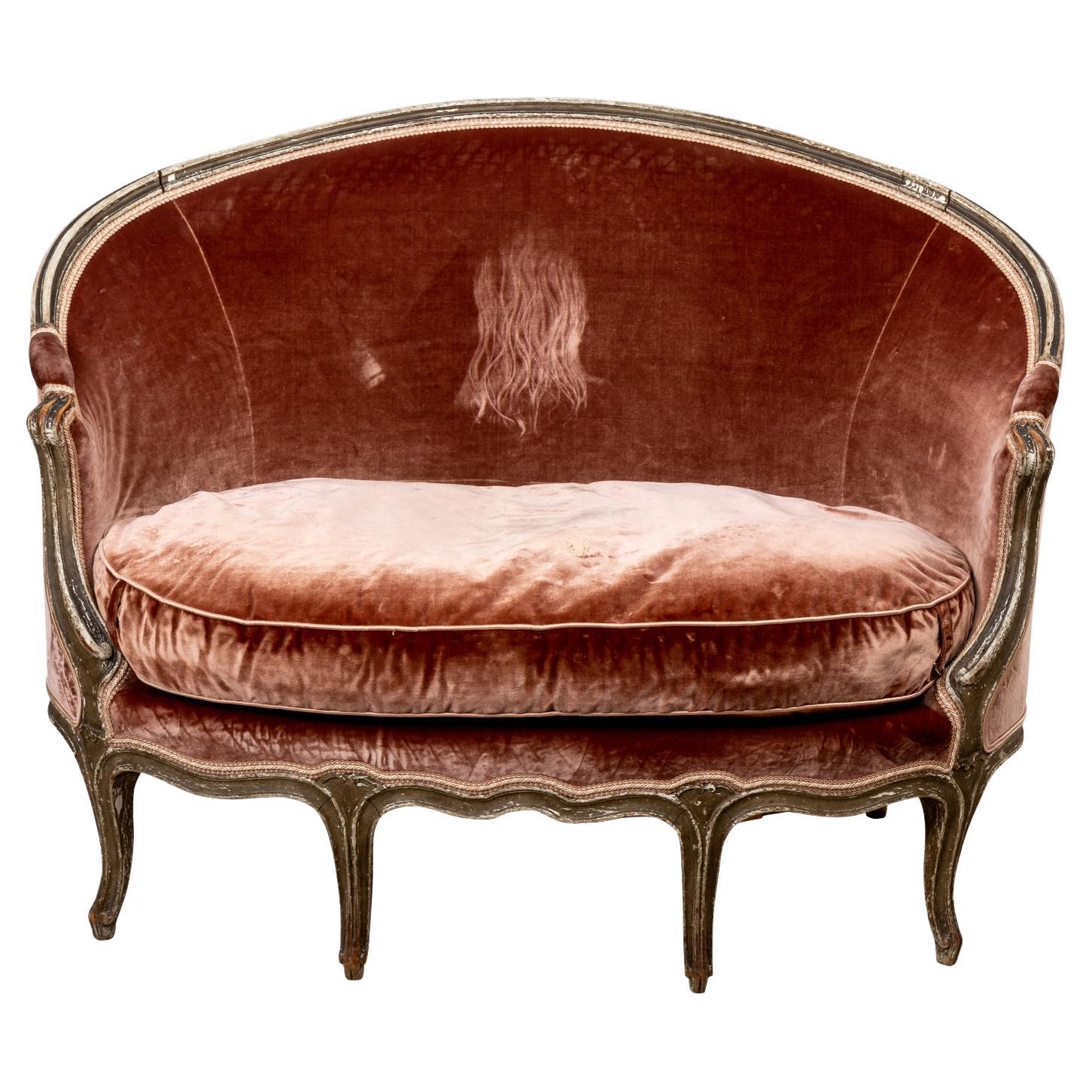 19th Century French Settee For Sale