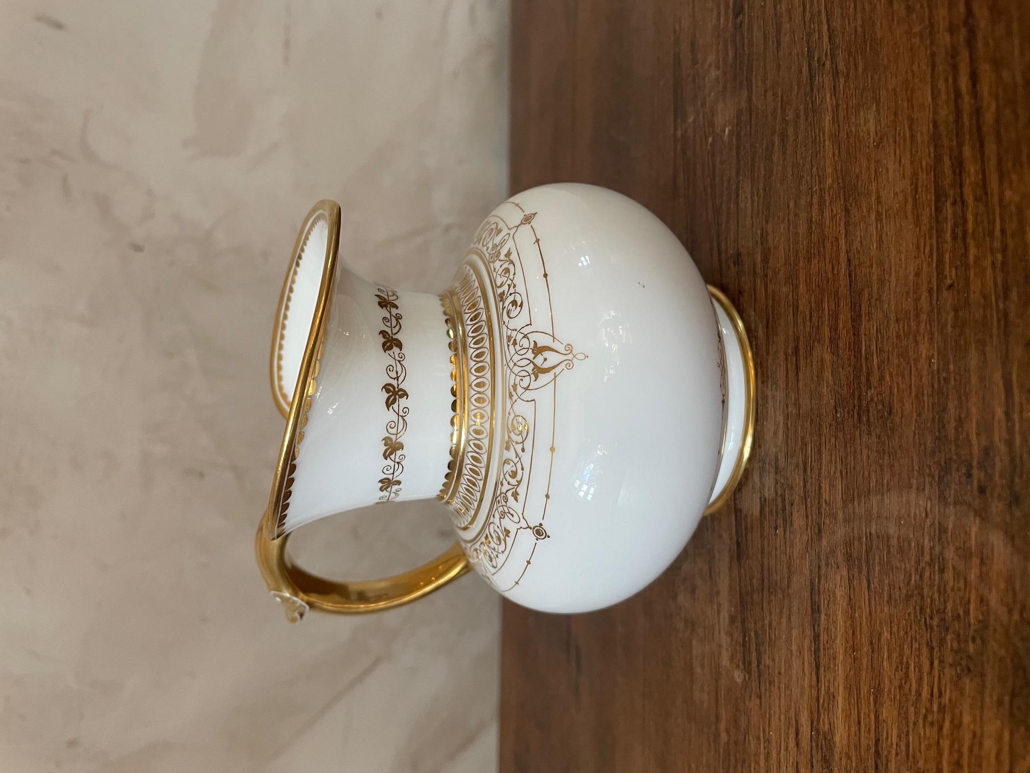 Mid-19th Century 19th Century French Sevres Porcelain Milk Jug, 1847s For Sale