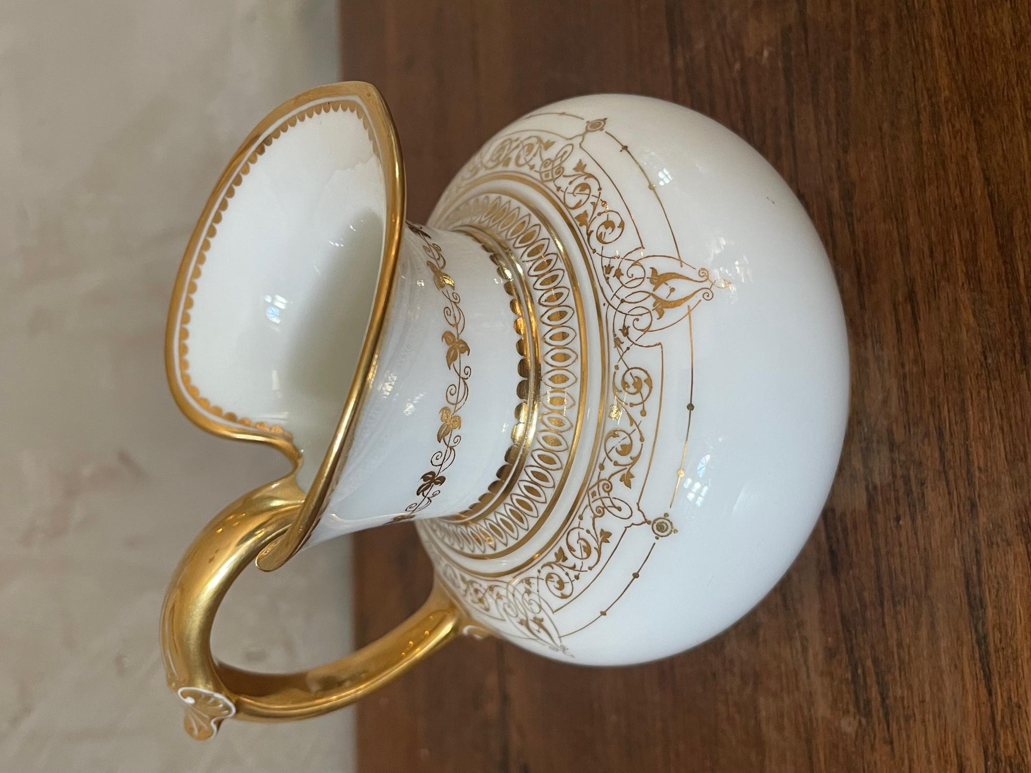 19th Century French Sevres Porcelain Milk Jug, 1847s For Sale 2