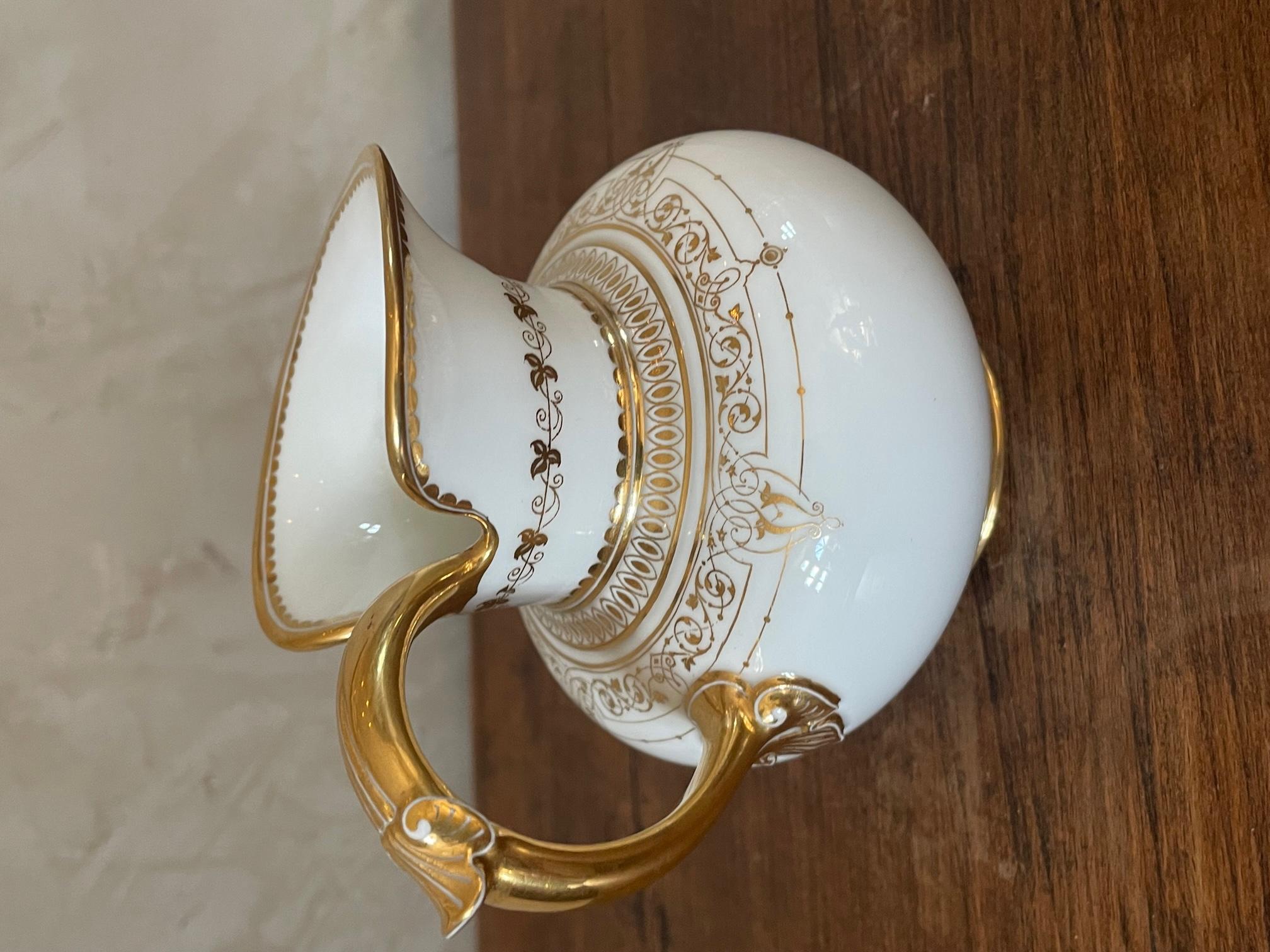 19th Century French Sevres Porcelain Milk Jug, 1847s For Sale 3
