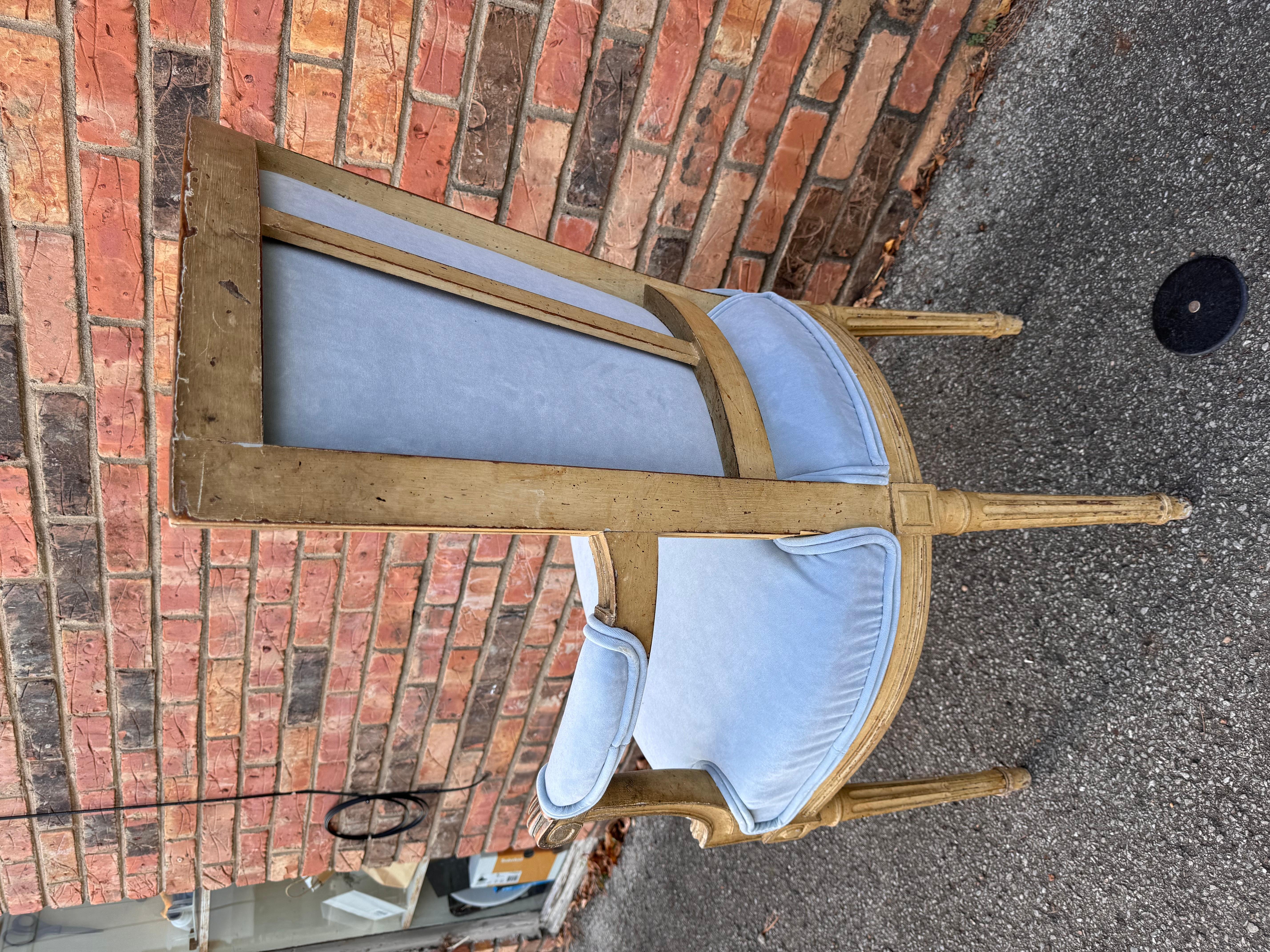 Chaise d'appoint française du 19e siècle Bon état - En vente à Nashville, TN
