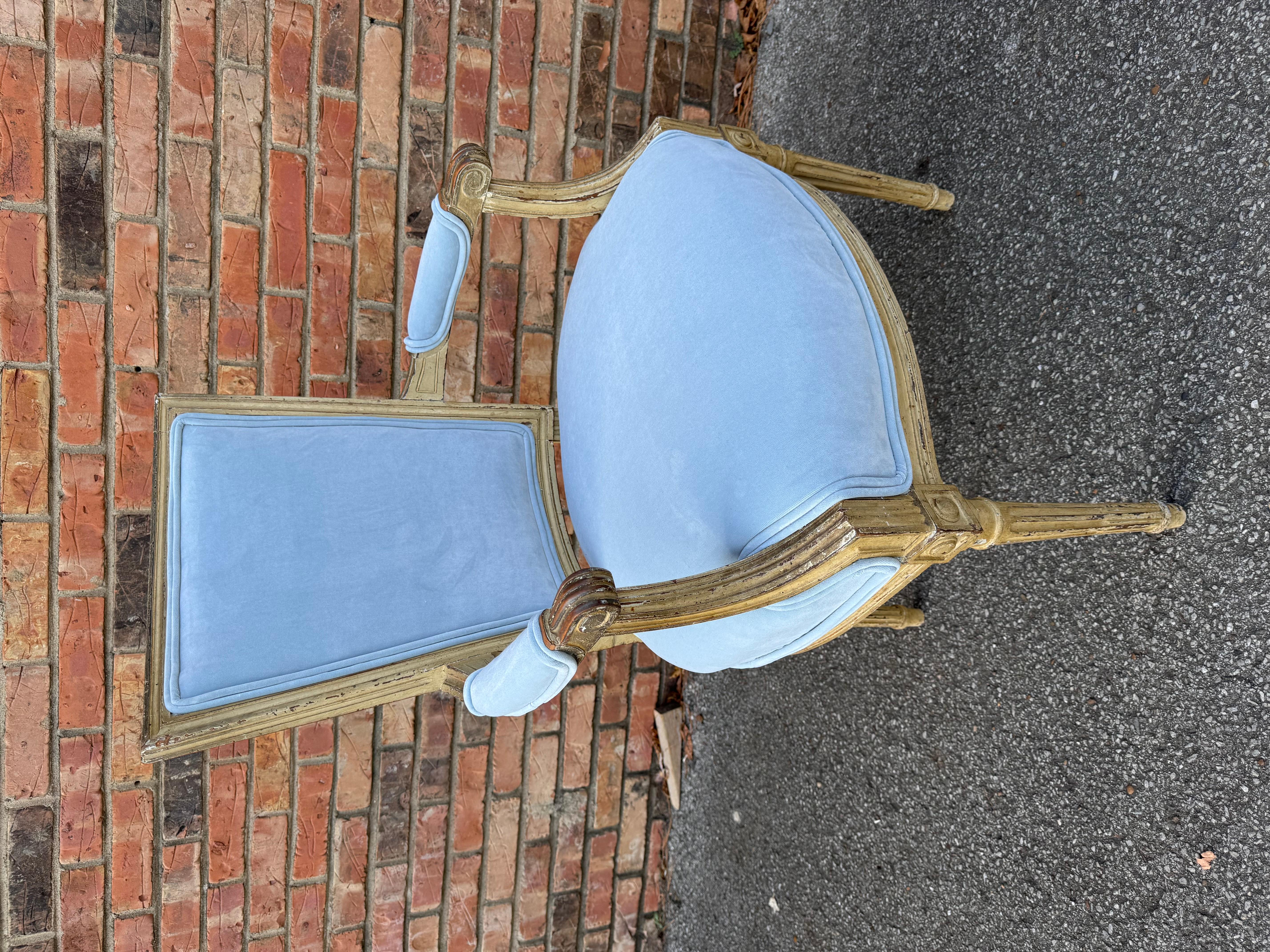Bois de feuillus Chaise d'appoint française du 19e siècle en vente