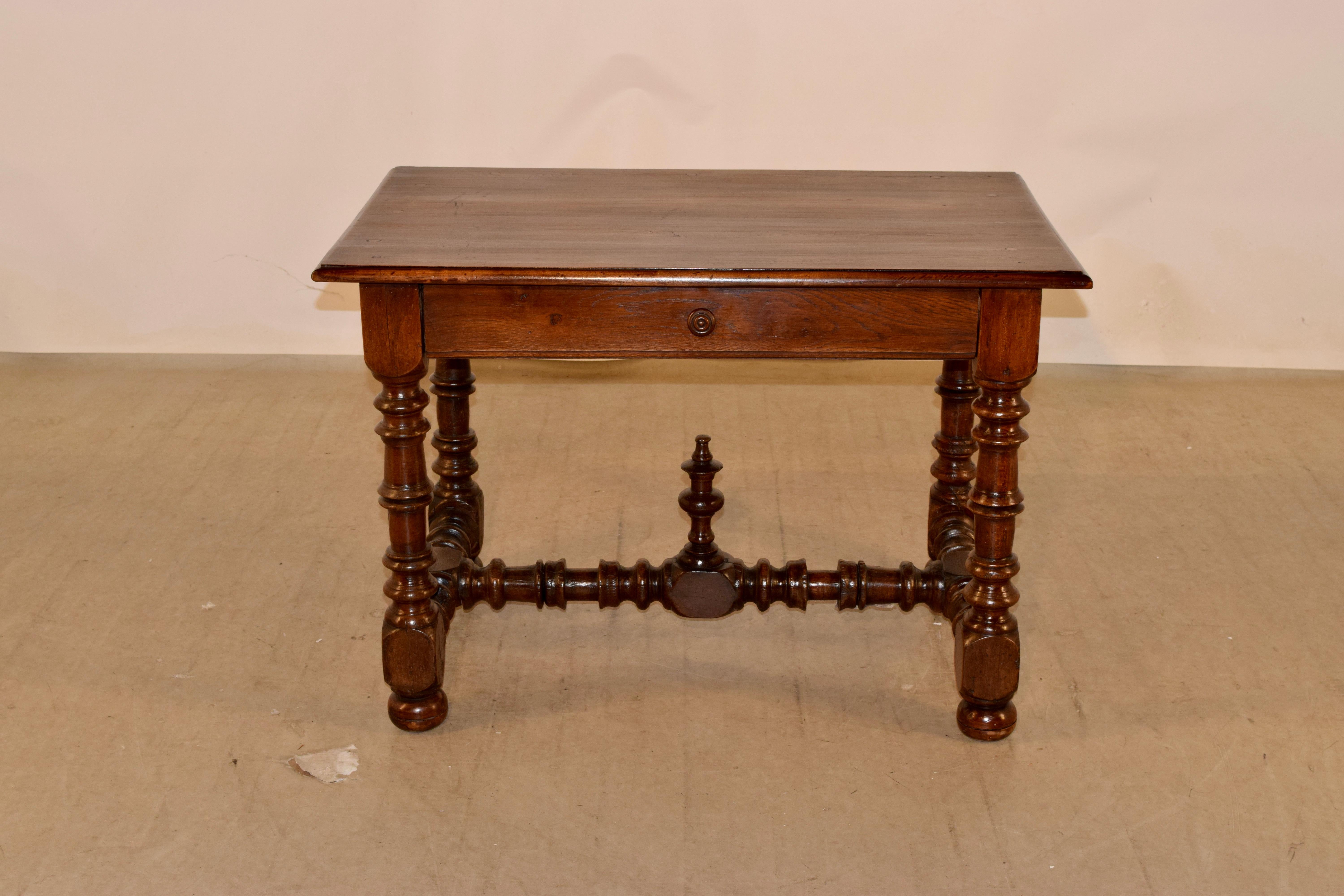 Turned 19th Century French Side Table