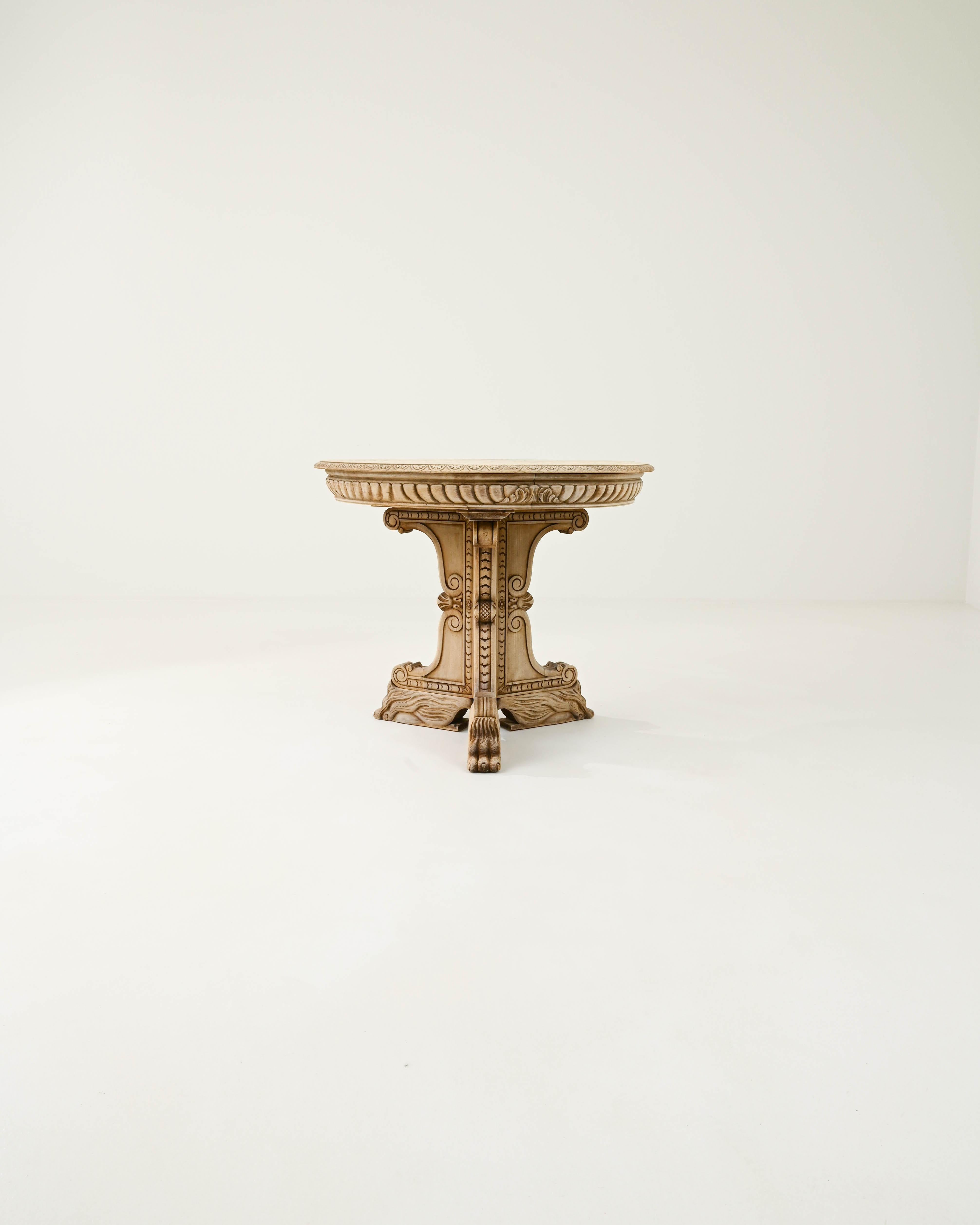 Bleached 19th Century French Side Table