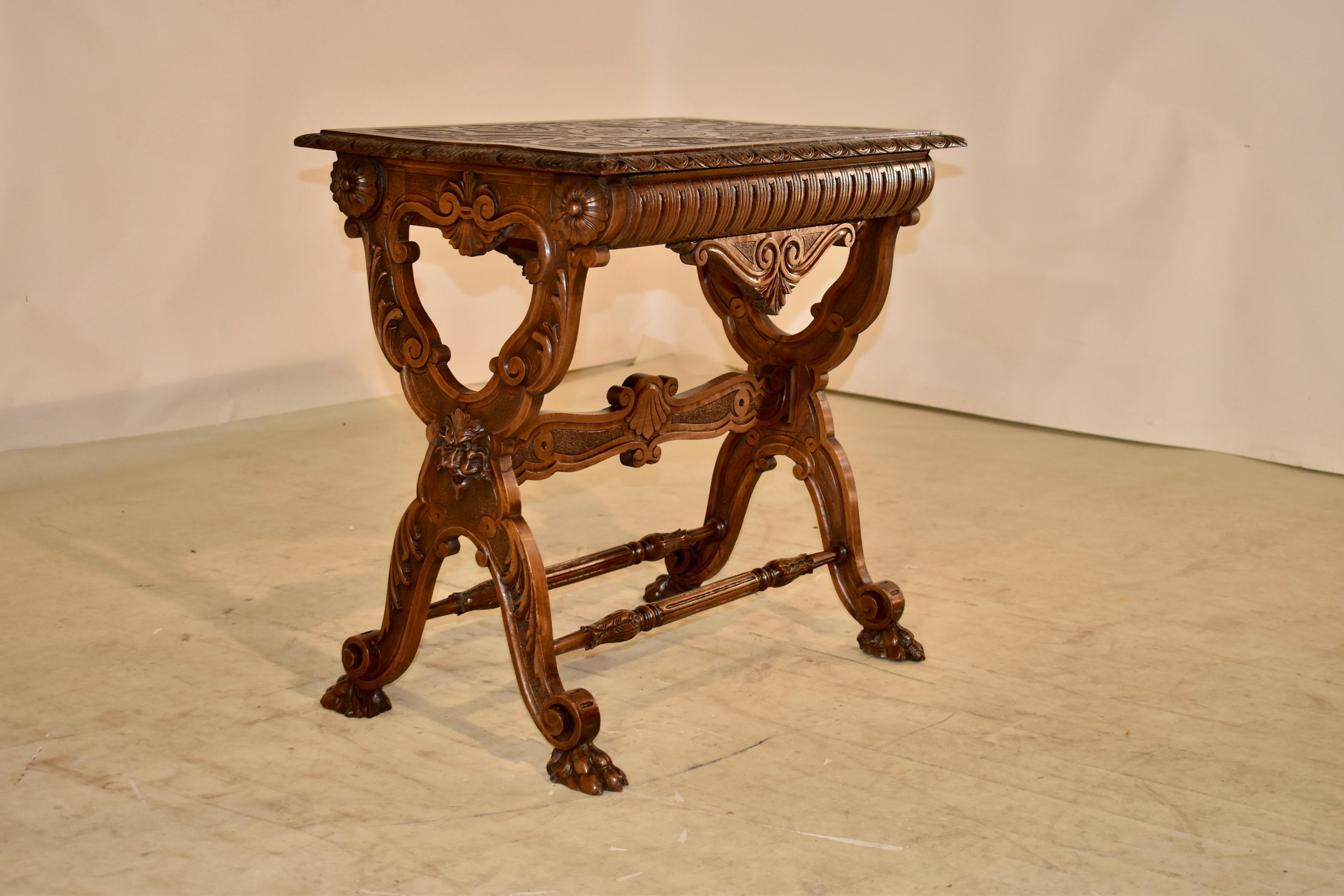 19th Century French Side Table In Good Condition For Sale In High Point, NC