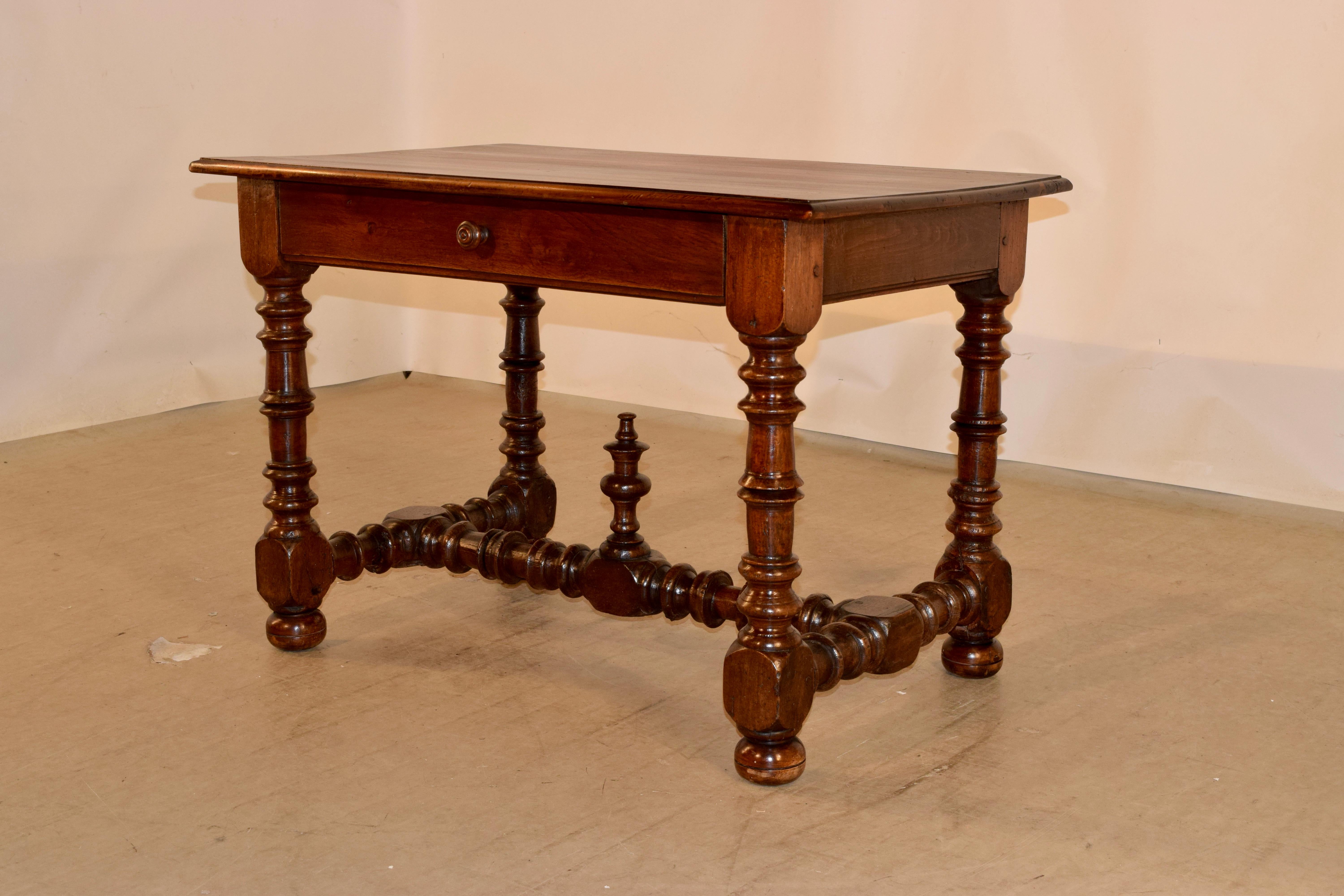 Walnut 19th Century French Side Table