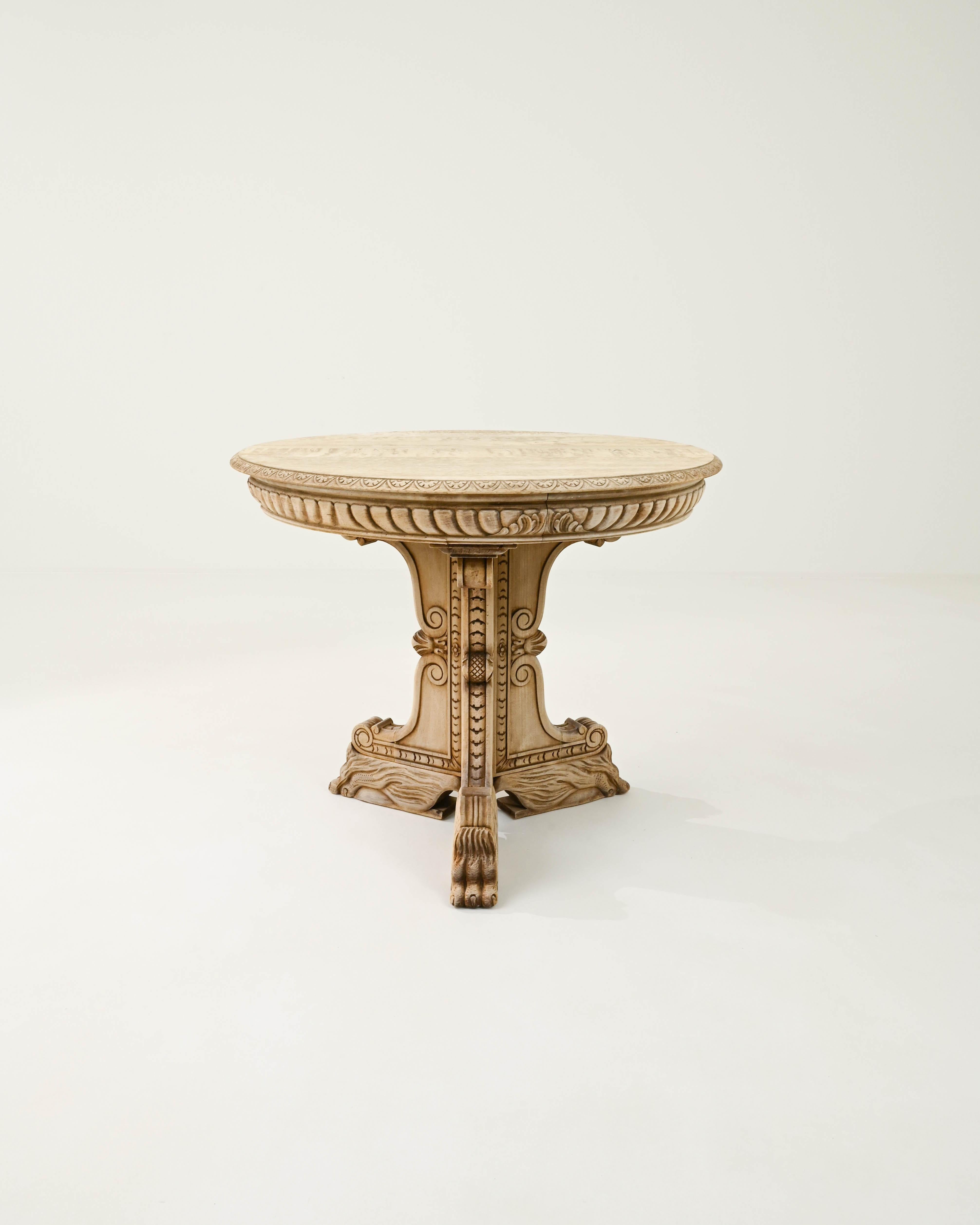Beech 19th Century French Side Table