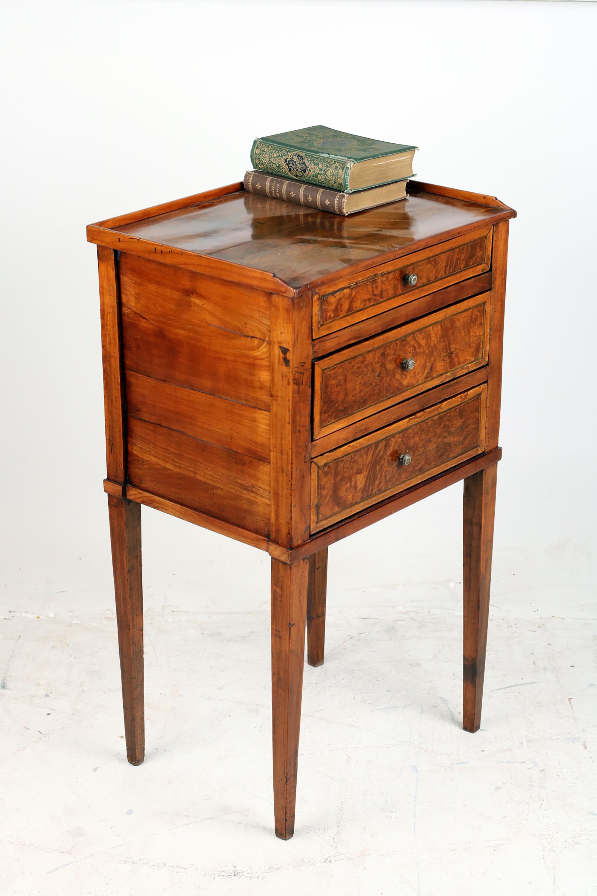 Cherry 19th Century French Side Table  For Sale