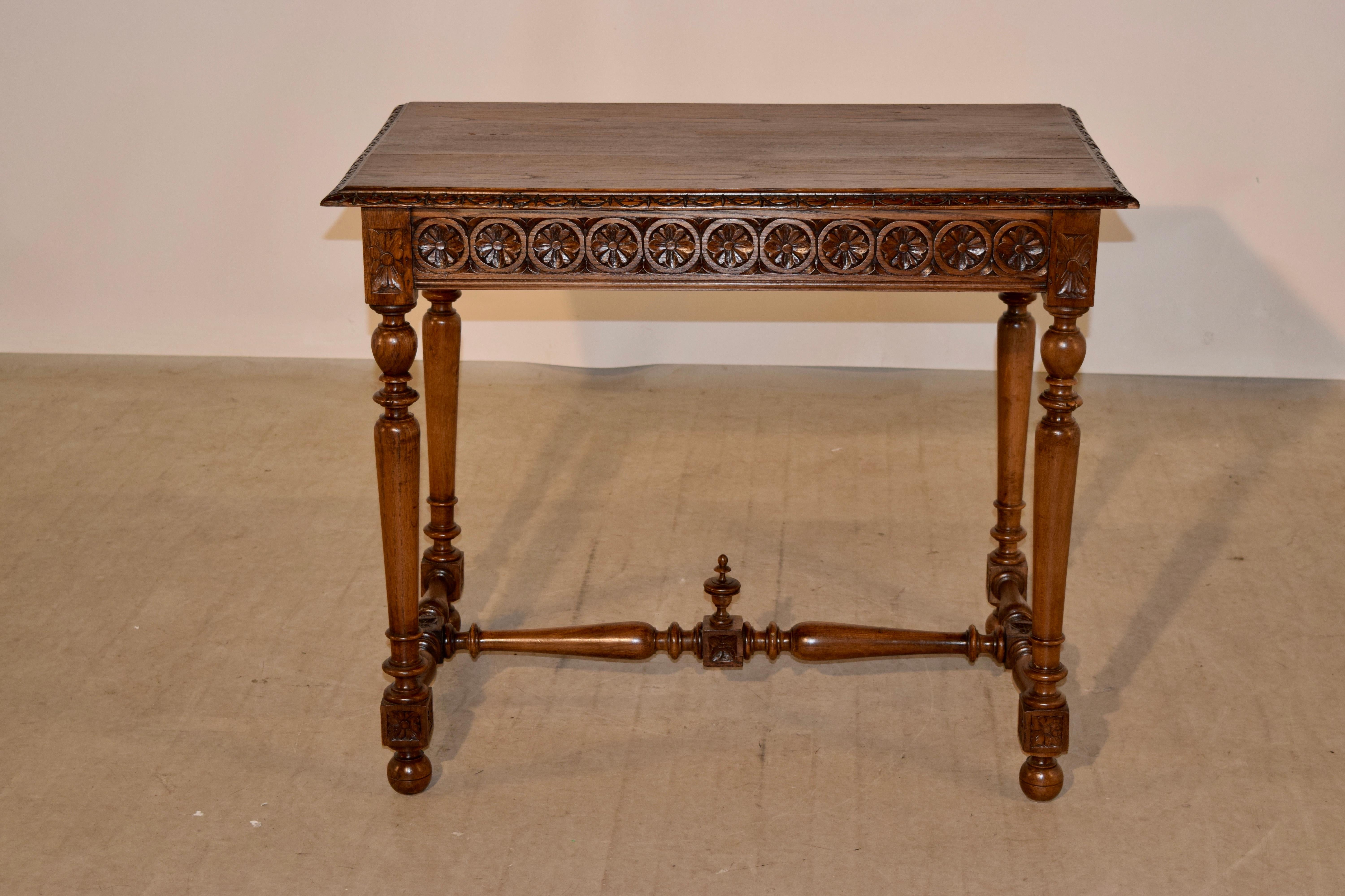 Oak 19th Century French Side Table
