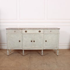 19th Century French Sideboard with Marble Top