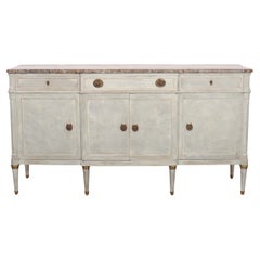 19th Century French Sideboard with Marble Top