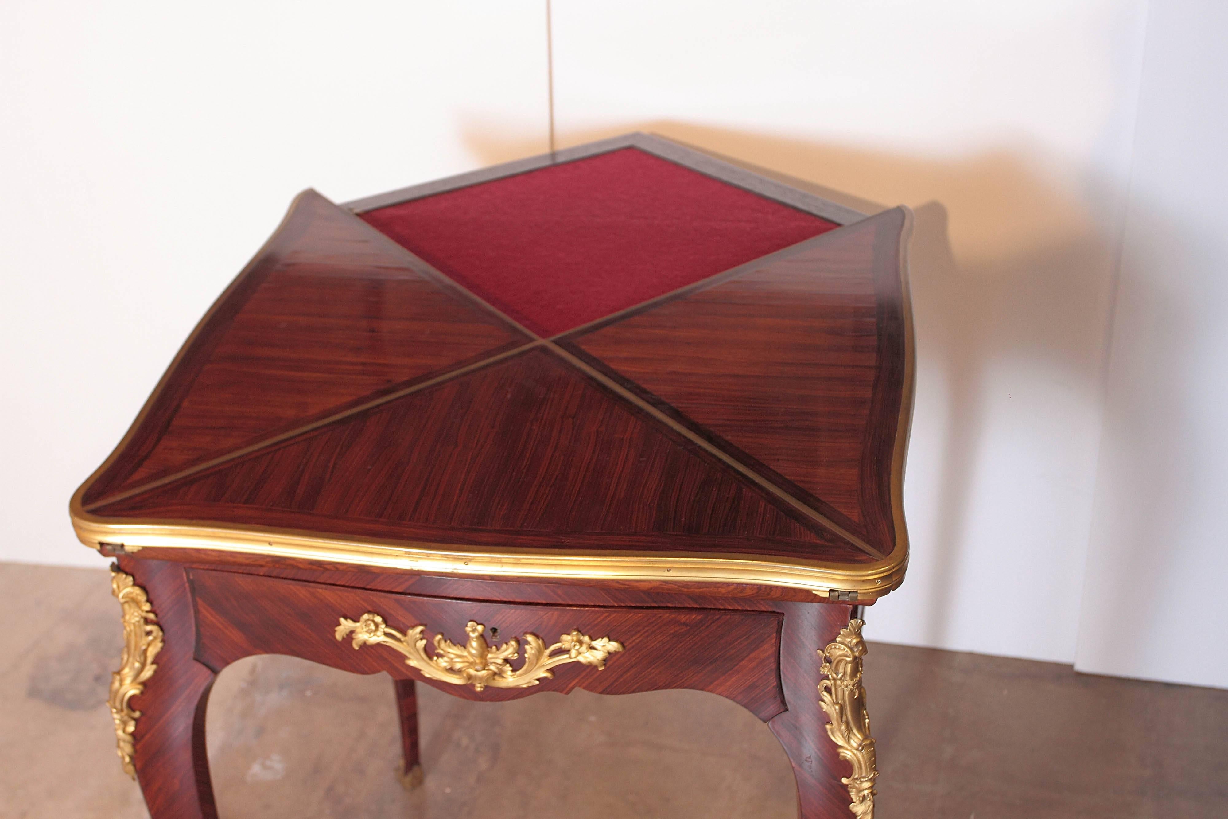 19th Century French Signed P Sormani Envelope Game Table 6
