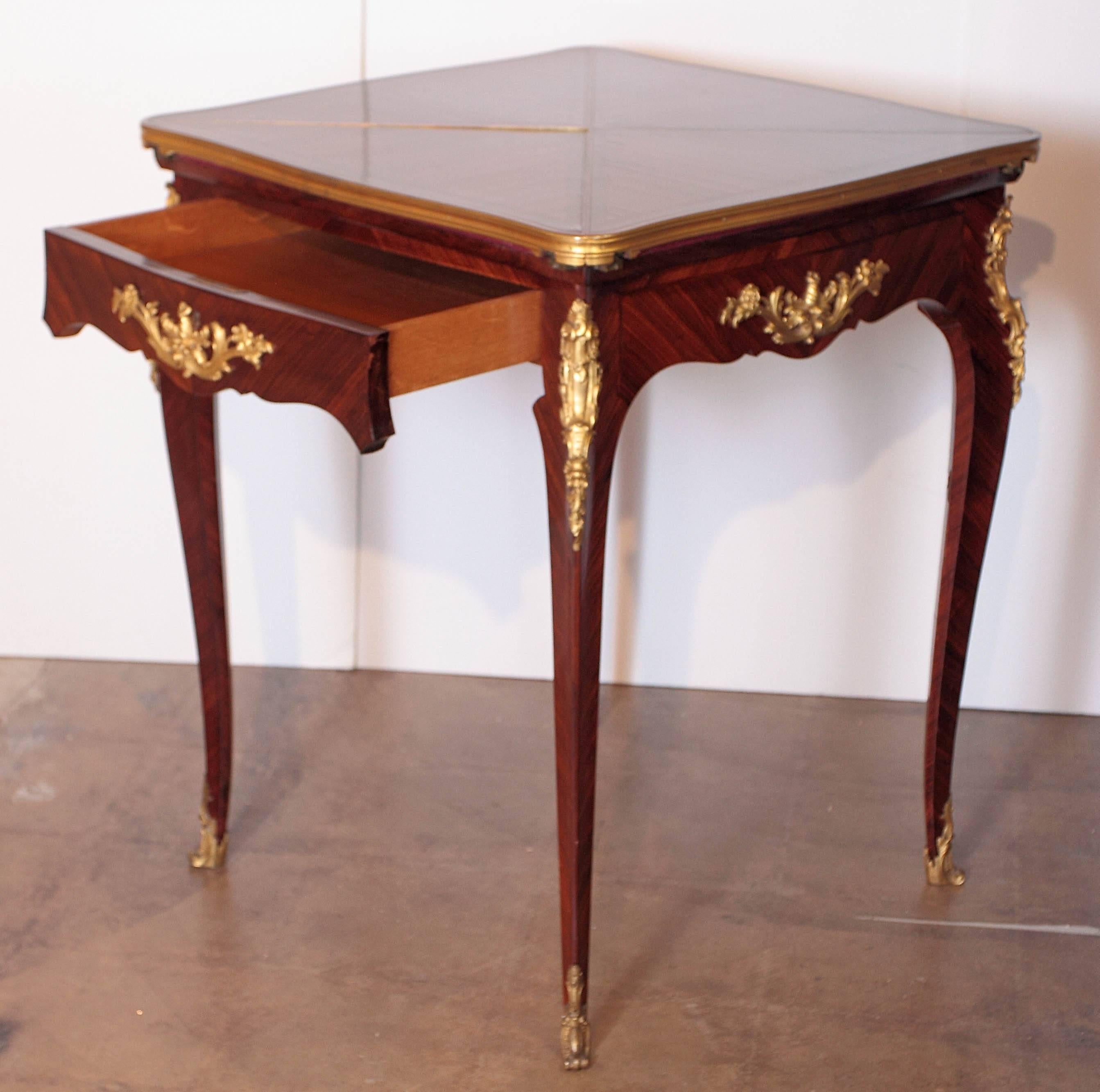 19th Century French Signed P Sormani Envelope Game Table 1