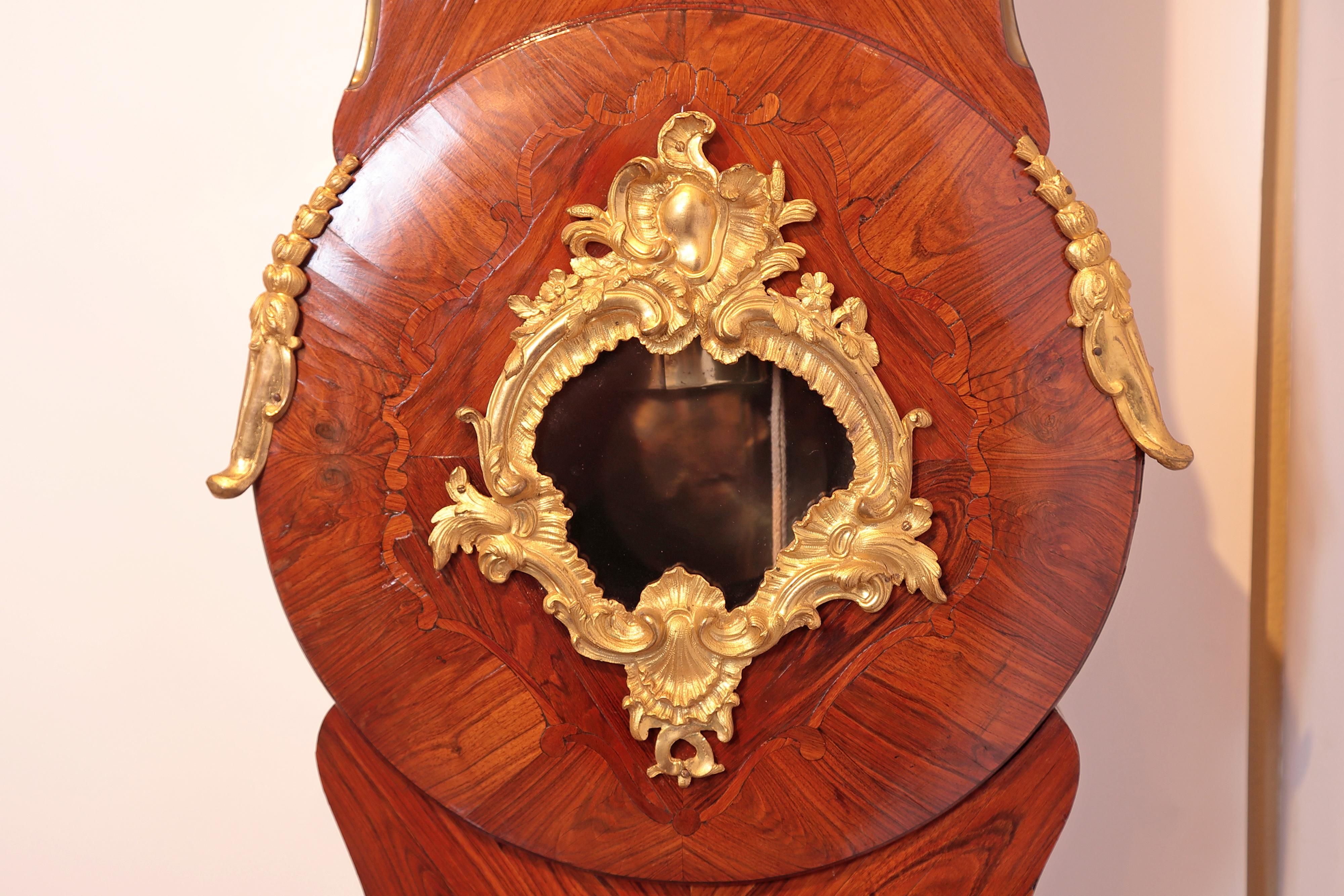 19th Century French Signed Regulator, Rosewood Case 5