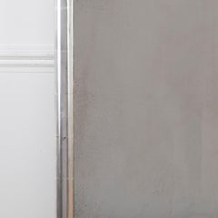 19th Century French Silver Bistro Mirror