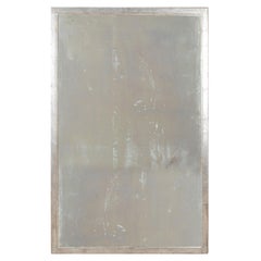 19th Century French Silver Bistro Mirror