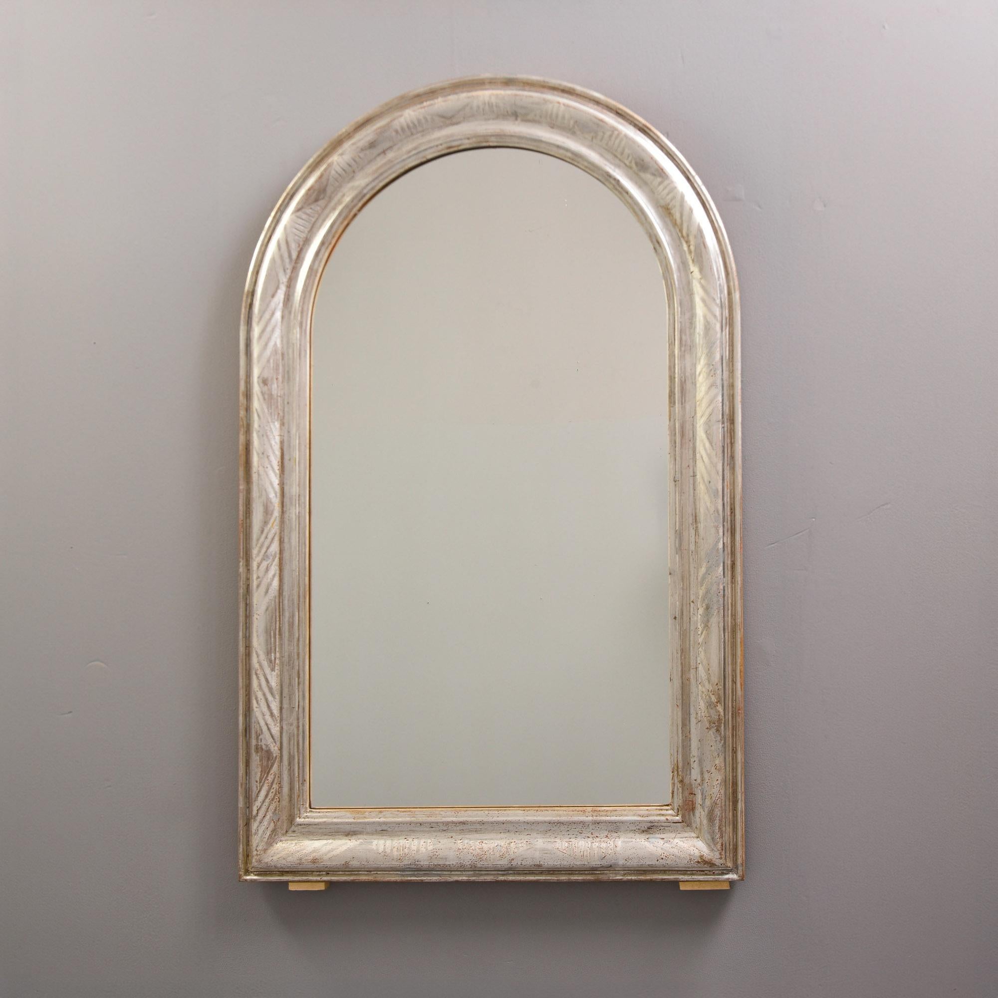 Luigi Filippo Specchio francese del XIX secolo in argento dorato Louis Philippe in vendita