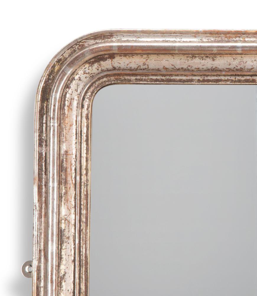 Luigi Filippo Specchio francese del XIX secolo in argento dorato Louis Philippe in vendita