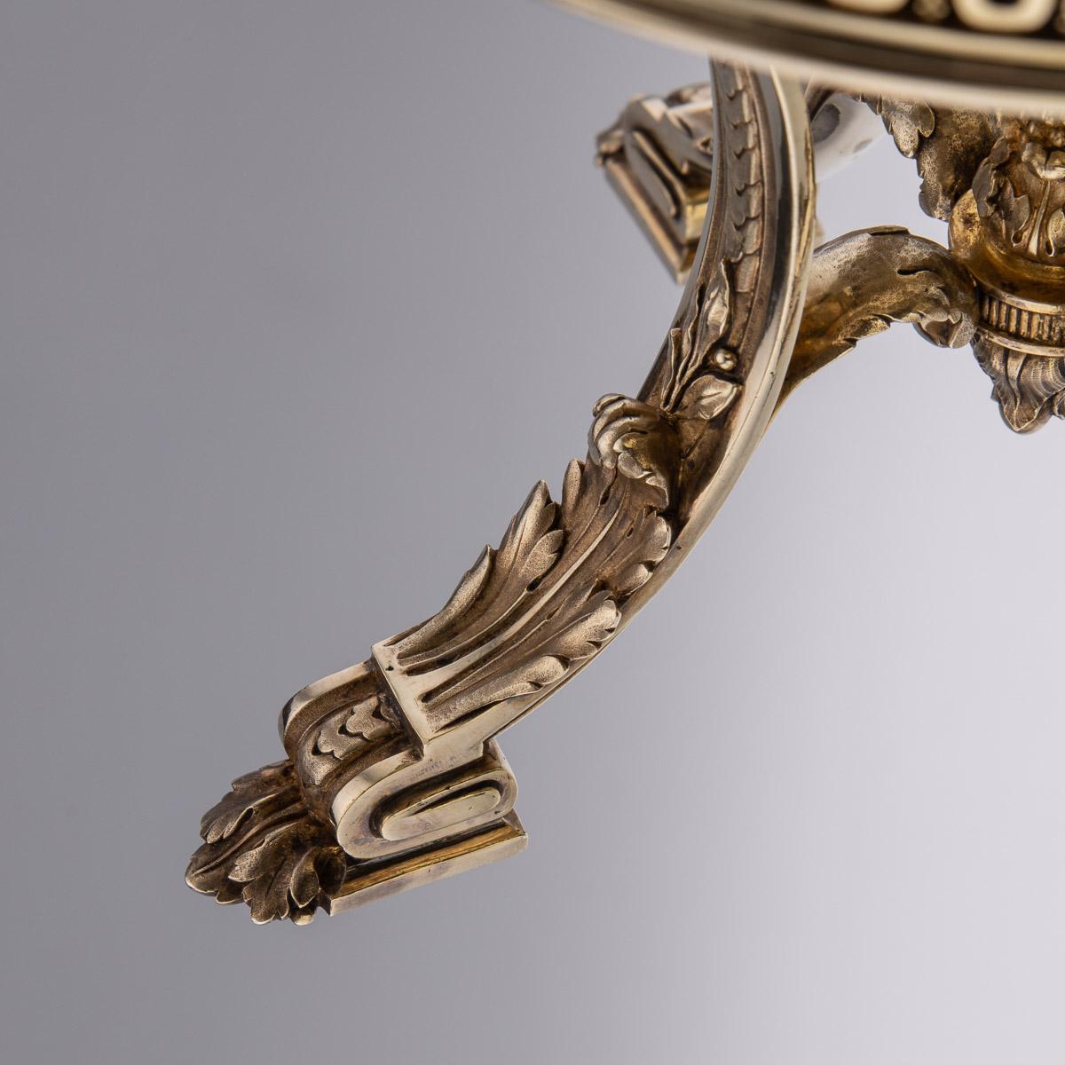 Ensemble de six Comports en Argent Doré du 19ème Siècle Français, Boin-Taburet, vers 1890 en vente 7