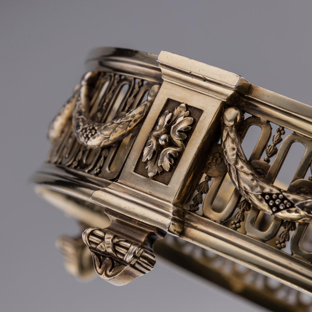 Ensemble de six Comports en Argent Doré du 19ème Siècle Français, Boin-Taburet, vers 1890 en vente 14