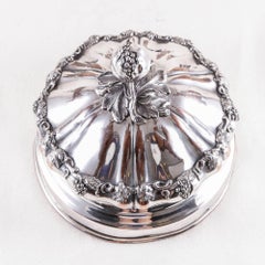 19th Century French Silver Hotel Dome Serving Piece Food Warmer Dish Cover