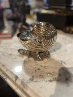 Chauffe-cuillère en métal argenté français du 19e siècle