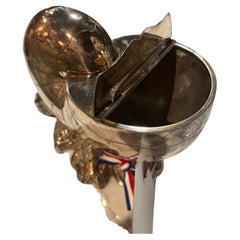 19th Century French Silver Plate Spoon Warmer