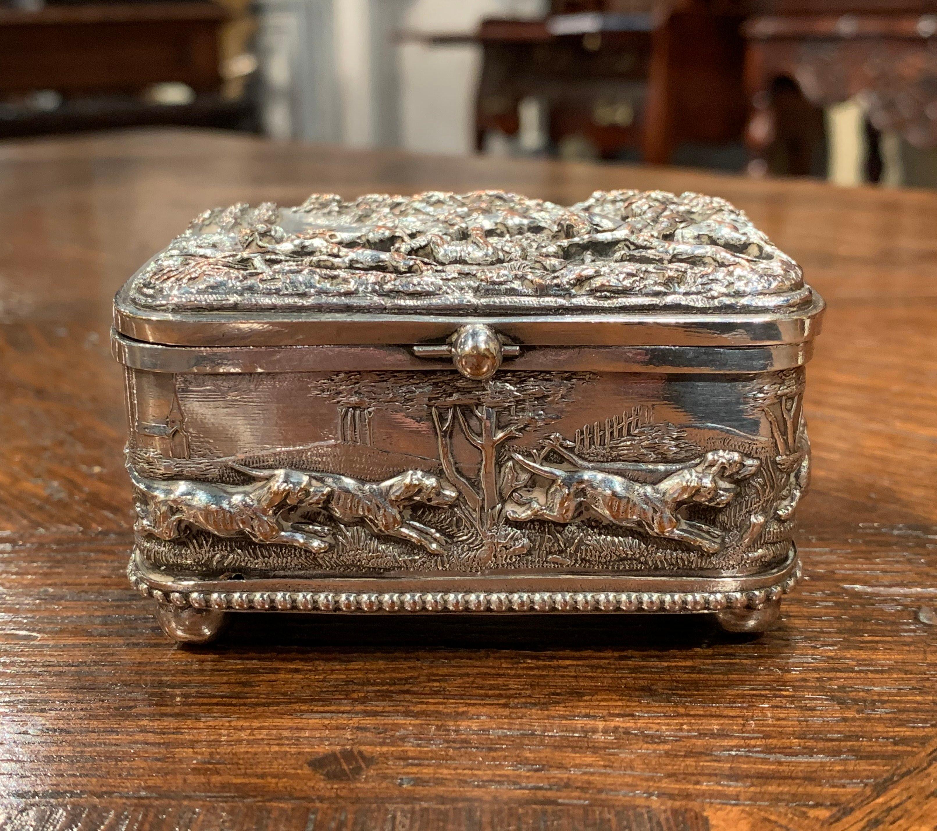 copper jewellery box
