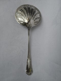 19th Century French Silver Serving Spoon Tallois