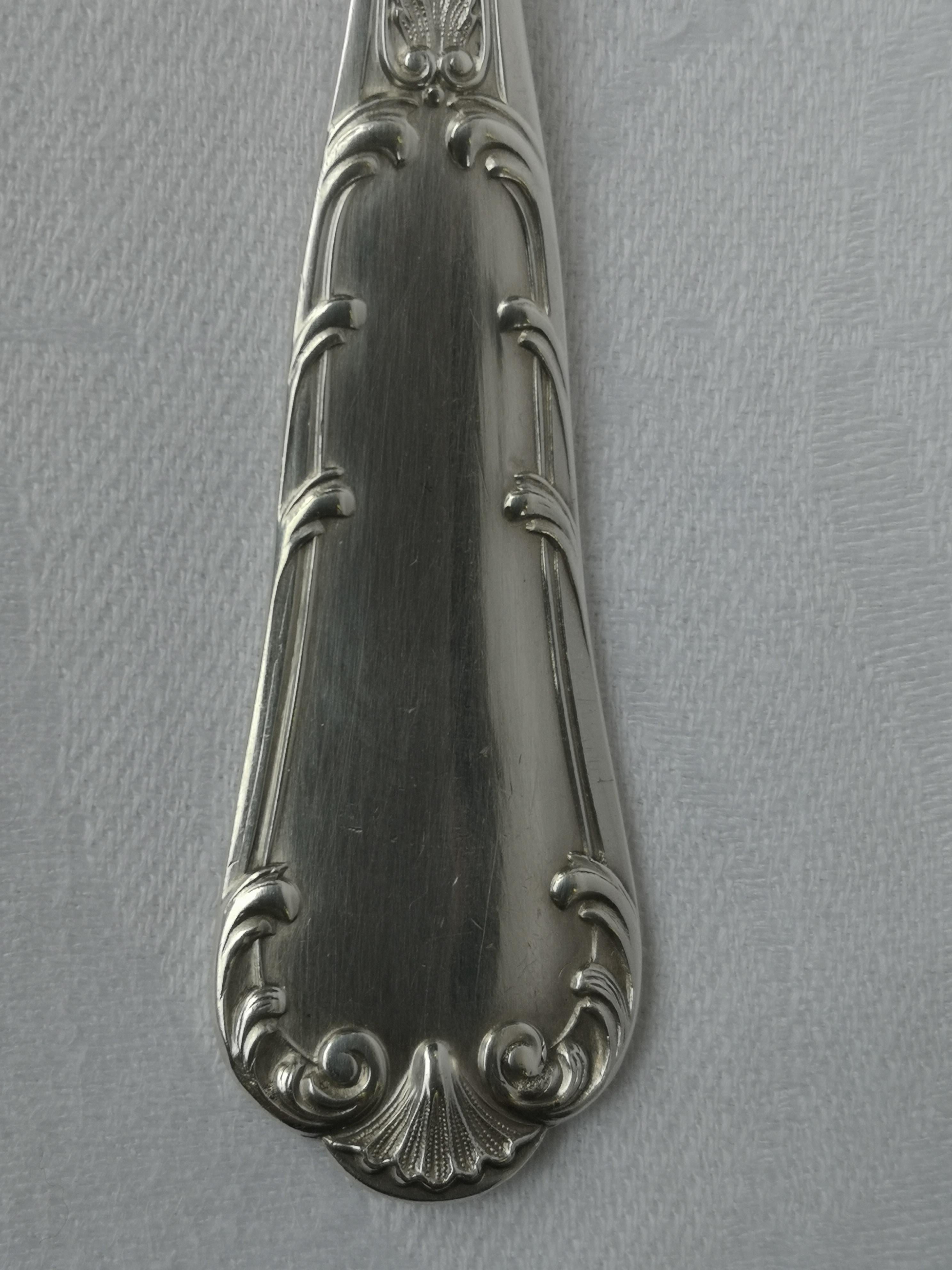 19th Century French Silver Serving Spoon Tallois In Excellent Condition In Kitzbuhel, AT