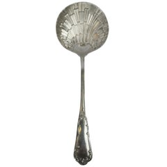 Antique 19th Century French Silver Serving Spoon Tallois